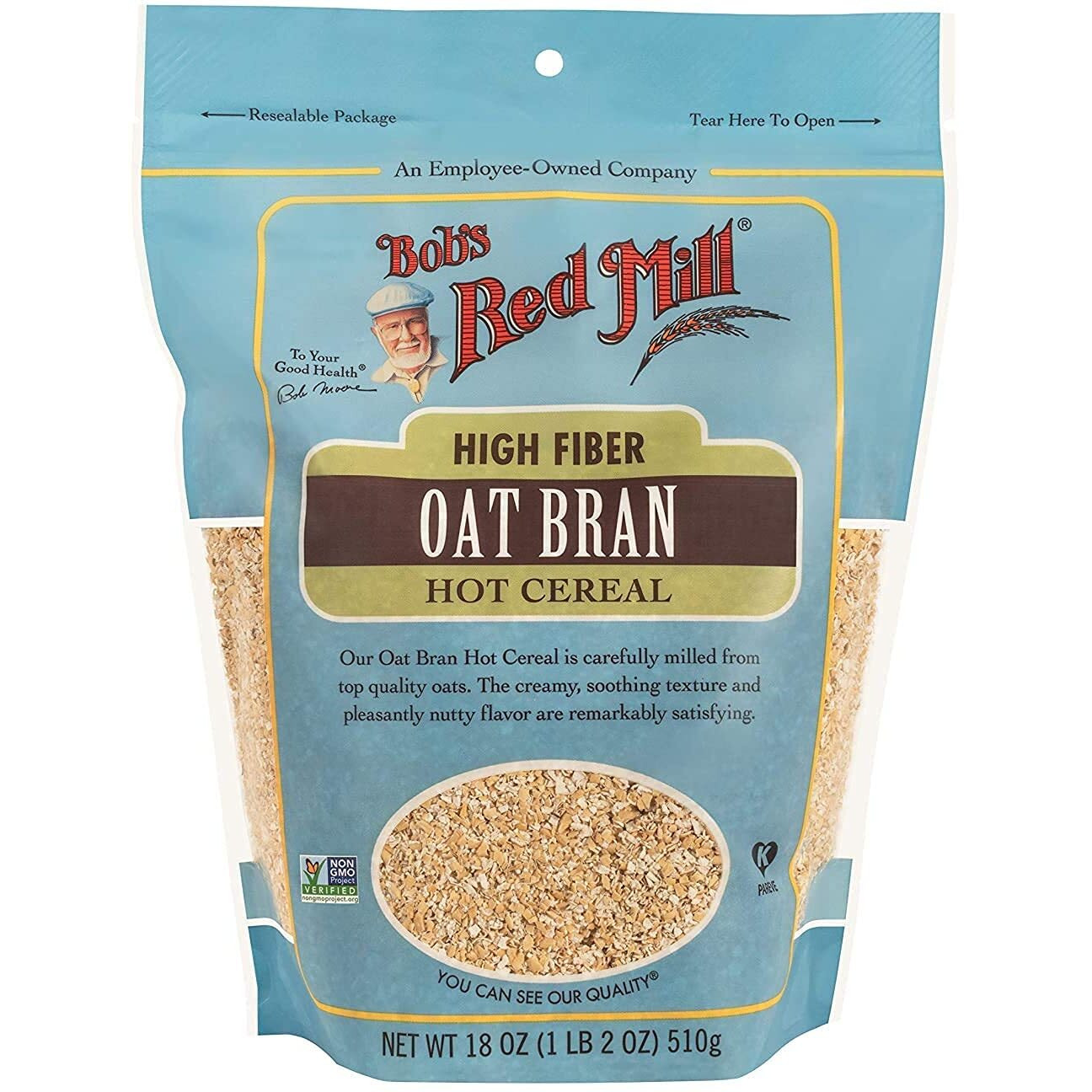Bob's Red Mill Cereal Oat Bran, 18-Ounce (Pack Of 3)