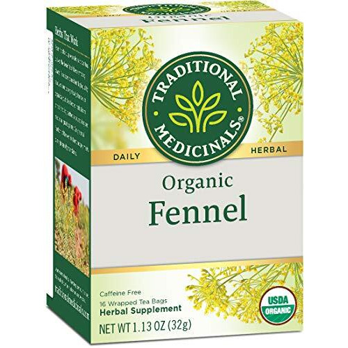 Traditional Medicinals Tea, Organic Fennel, Promotes Healthy Digestion, 16 Tea Bags