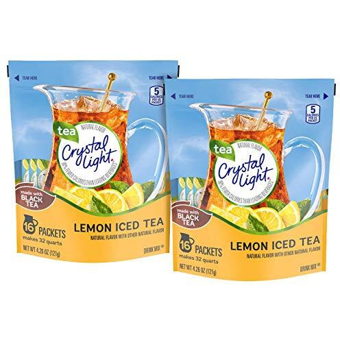 Crystal Light Iced Tea Drink Mix - Lemon - 4.26 Oz - 16 Ct - 2 Pk