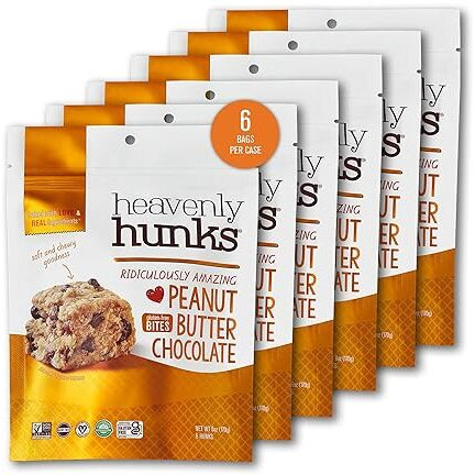 Heavenly Hunks Peanut Butter Chocolate Cookies, 6 Oz (6 Pack)