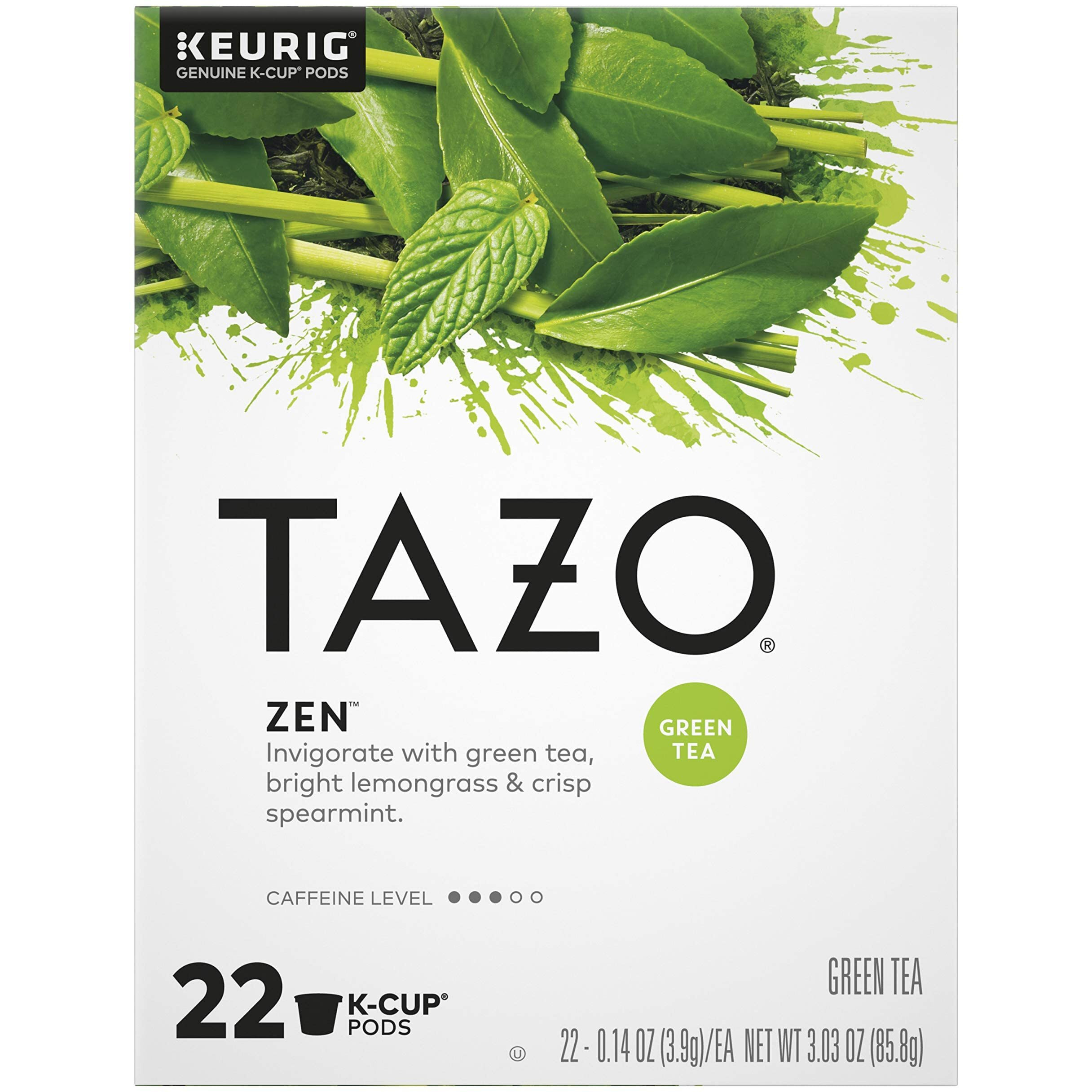 Tazo Tea K-Cups, Green Tea Zen, 22 Pods