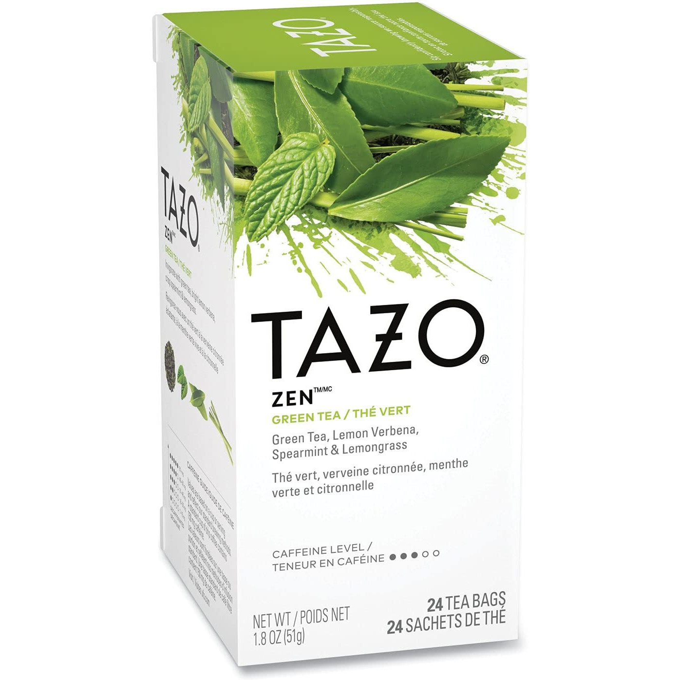 Starbucks 149900 Tazo Zen Tea, Green, 24/Bx