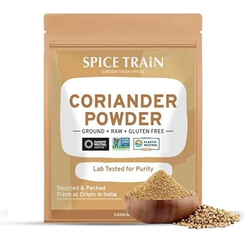 Coriander Powder (14Oz) 100% Natural Ground Coriander | Premium Quality And High Value | Non-Gmo, Gluten Free, Sourced From India | No Adulterations | Packed In Resealable Ziplock Pouch