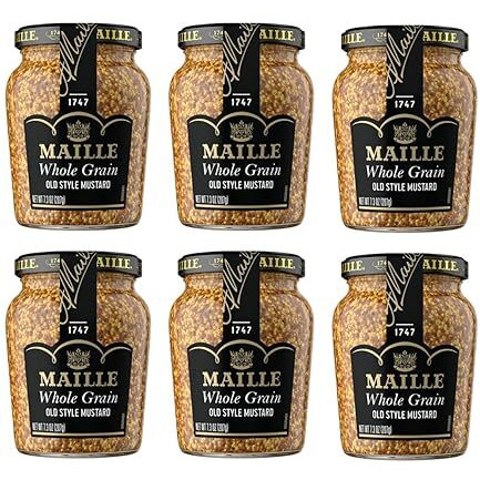 Maille Mustard, Old Style, 7.3 Oz (Pack Of 6)