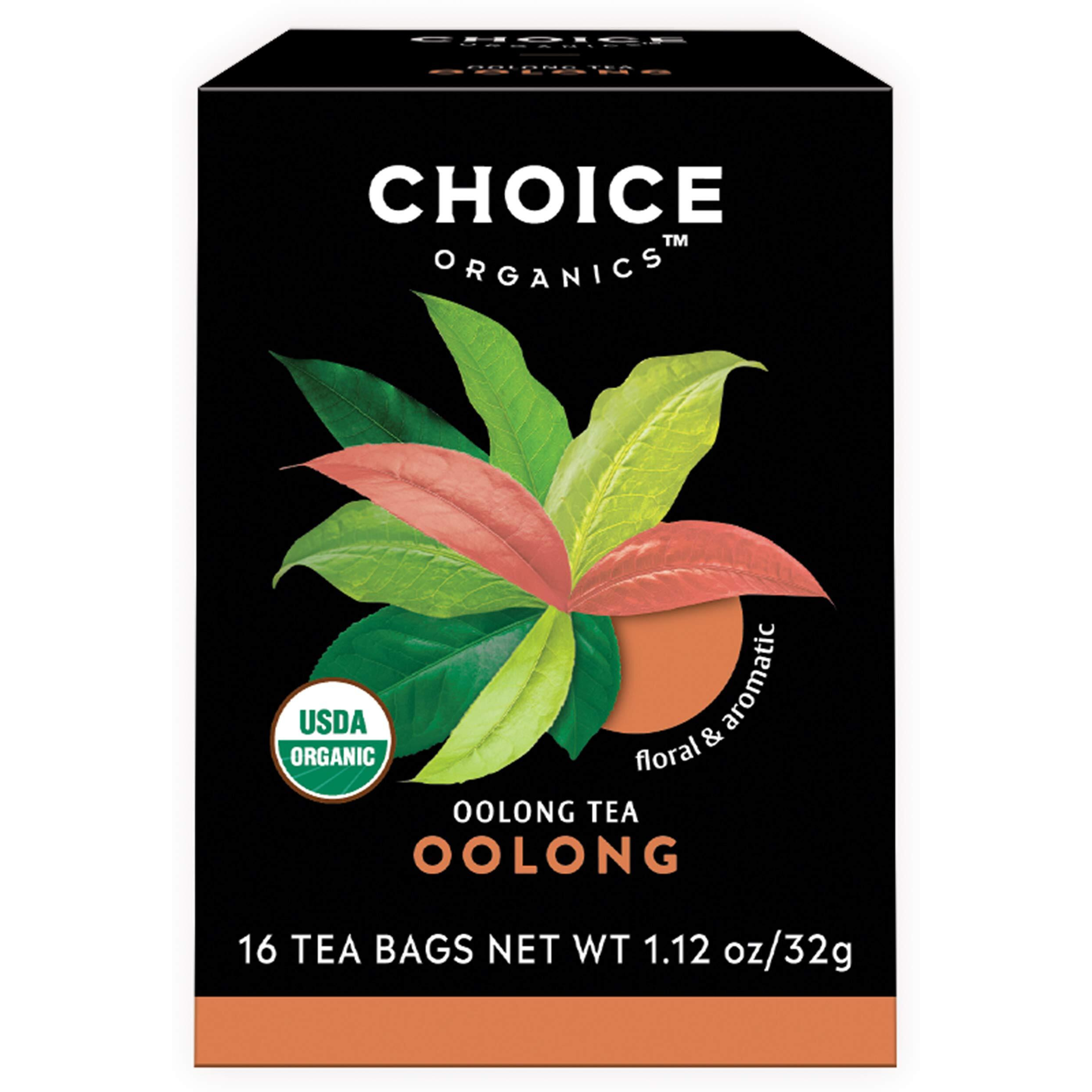 Choice Organic Teas Oolong Tea - 16 Tea Bags - Case Of 6(D0102H5Kgy8)