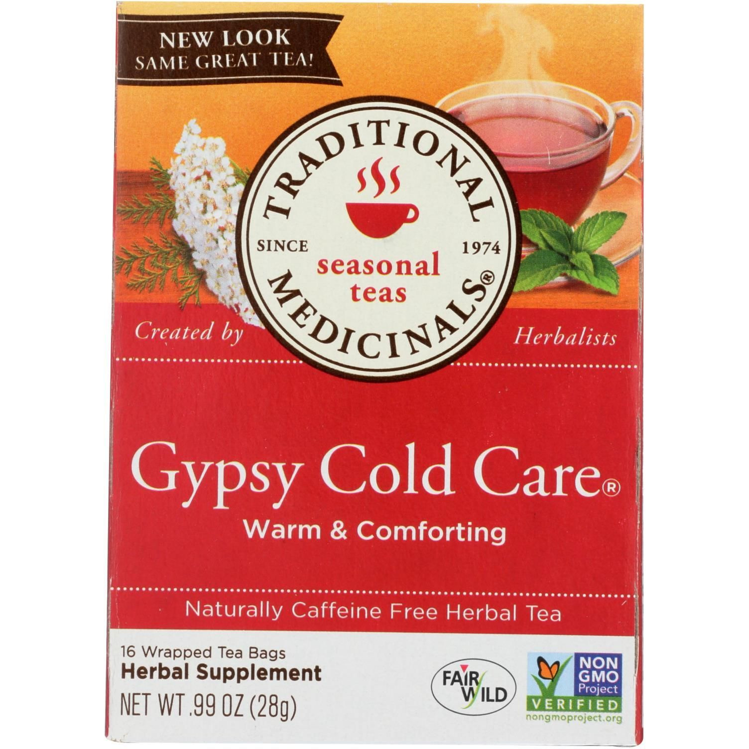 Traditional Medicinals Gypsy Cold Care Herbal Tea - 16 Tea Bags - Case Of 6(D0102H5Krip)
