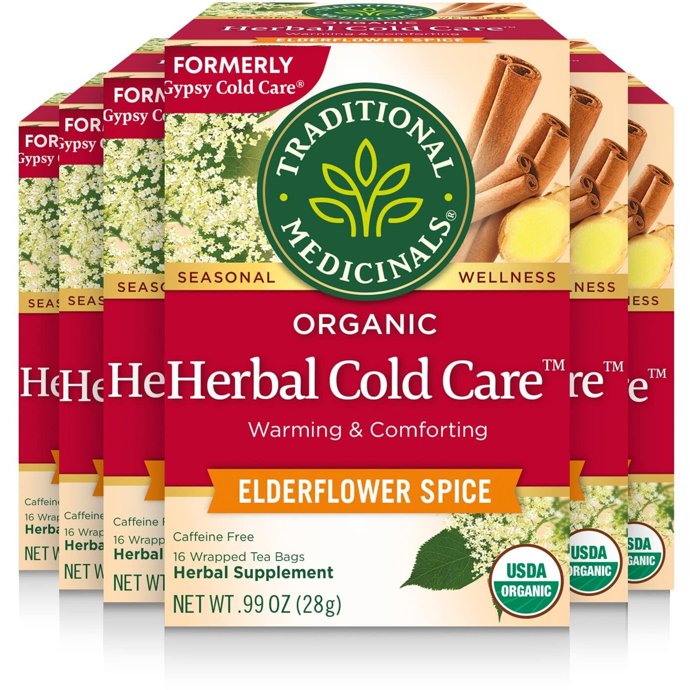 Traditional Medicinals Gypsy Cold Care Herbal Tea - 16 Tea Bags - Case Of 6(D0102H5Krip)