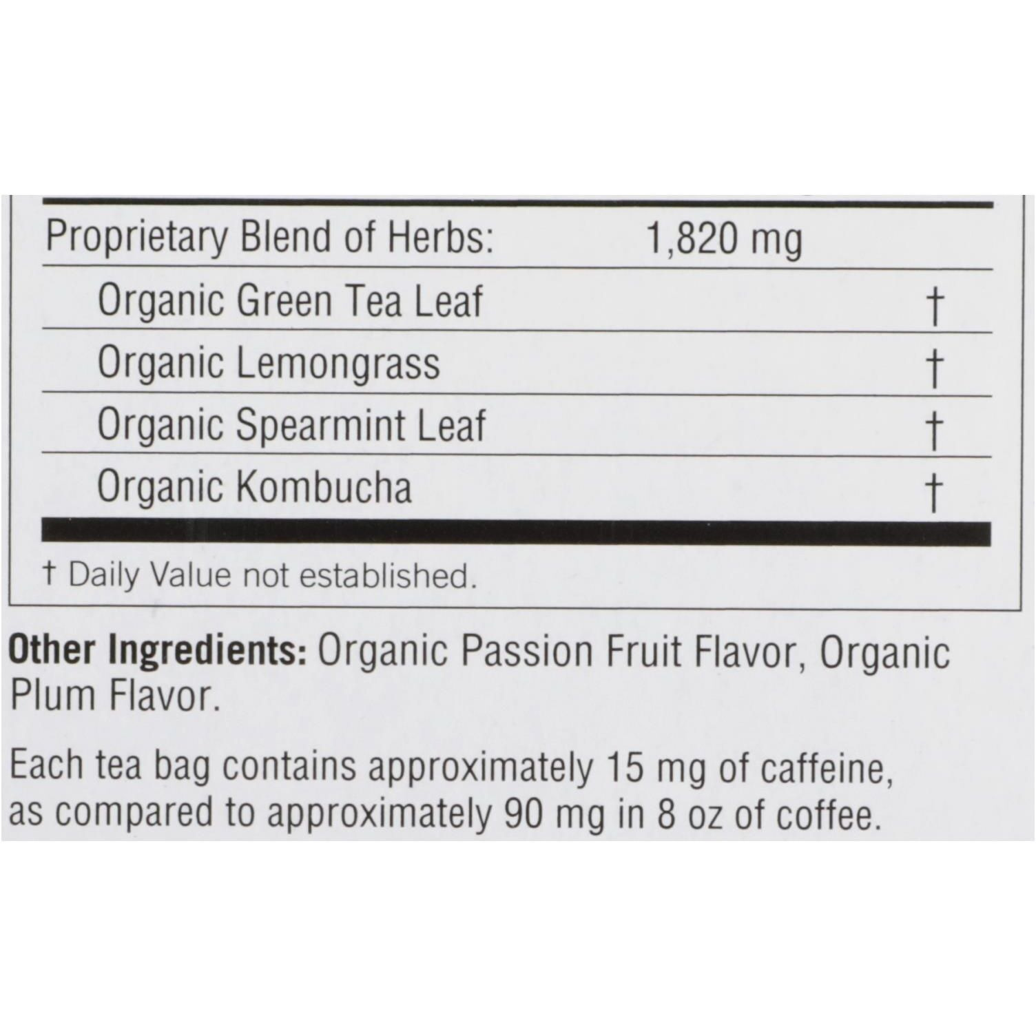 Yogi Herbal Green Tea Kombucha - 16 Tea Bags - Case Of 6(D0102H5Wwv2)