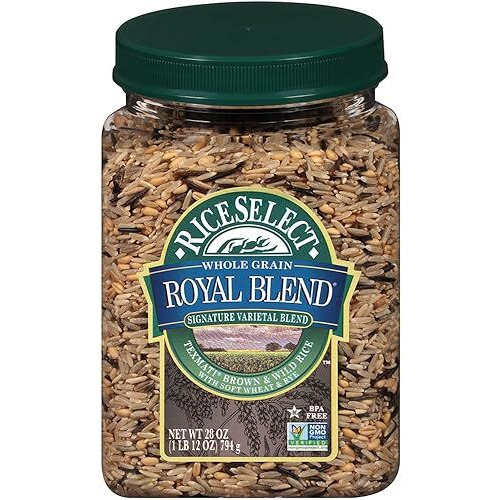 Riceselect Whole Grain Royal Blend With Wild Rice, Brown, 28 Oz, 4 Count