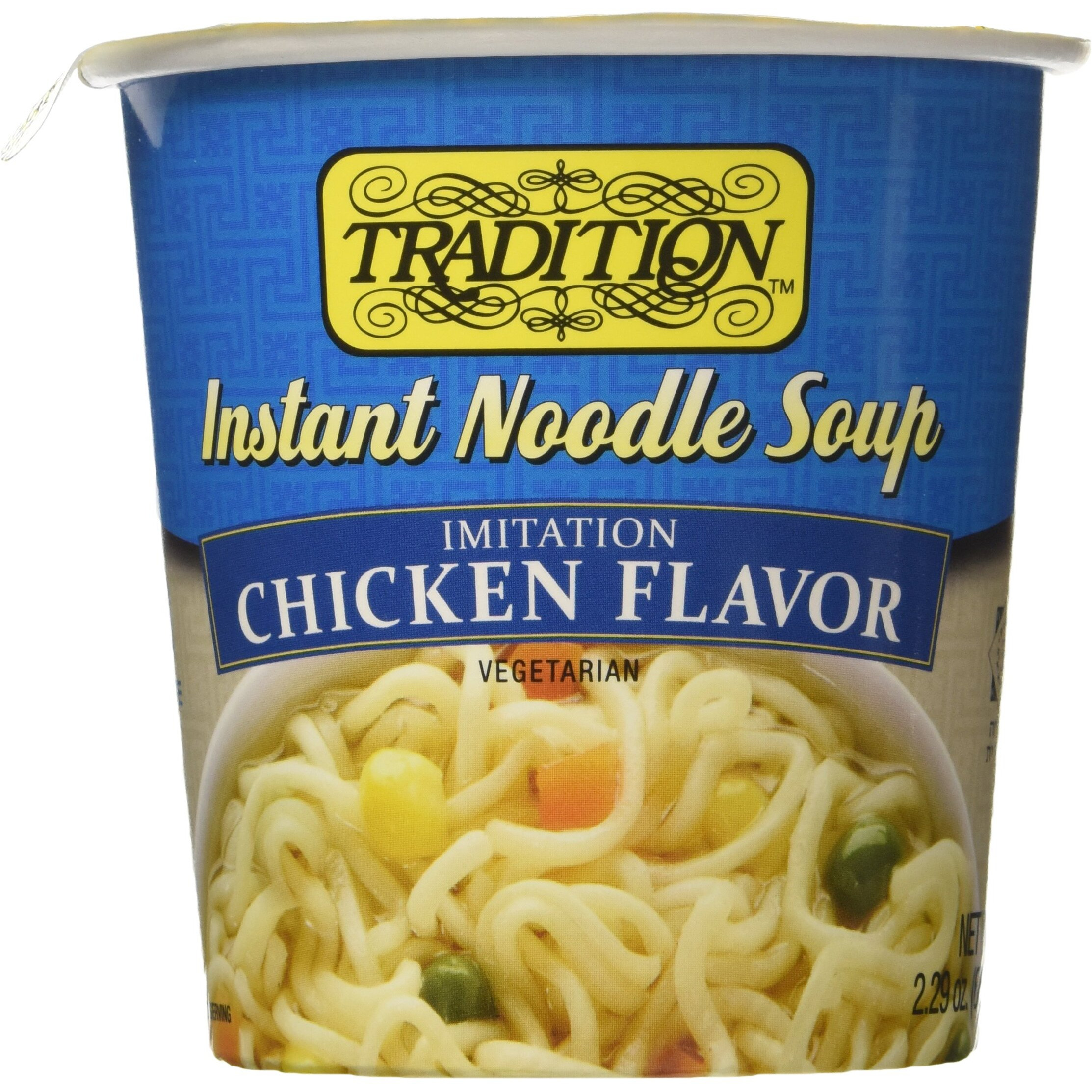Tradition Imitation Chicken Flavor Instant Noodle Soup 2.29 Ounce (12 Pack)