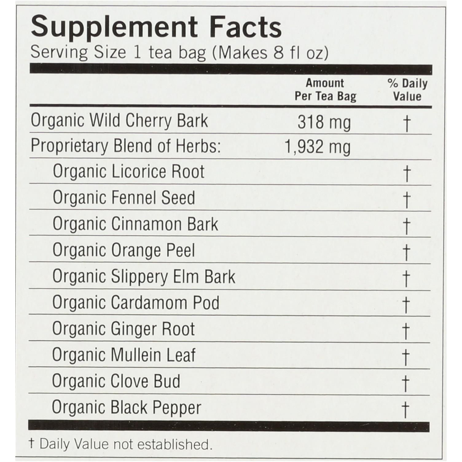Yogi Organic Throat Comfort Herbal Tea Caffeine Free - 16 Tea Bags - Case Of 6(D0102H5Wwbx)