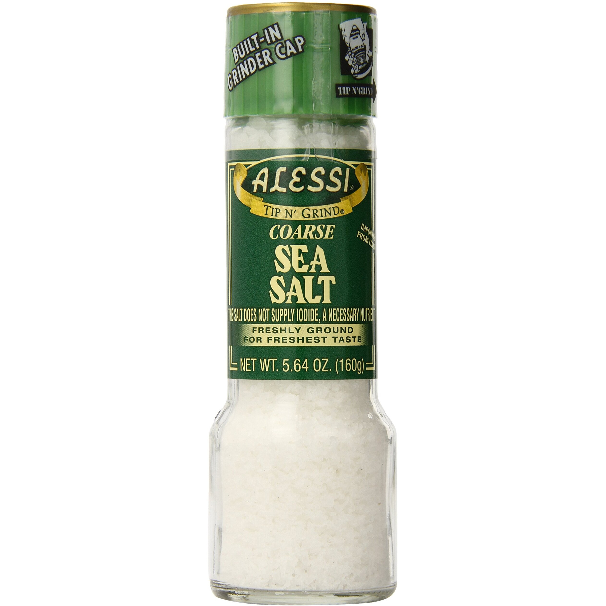 Alessi Grinder Sea Salt, 5.64-Ounce (Pack Of 6)