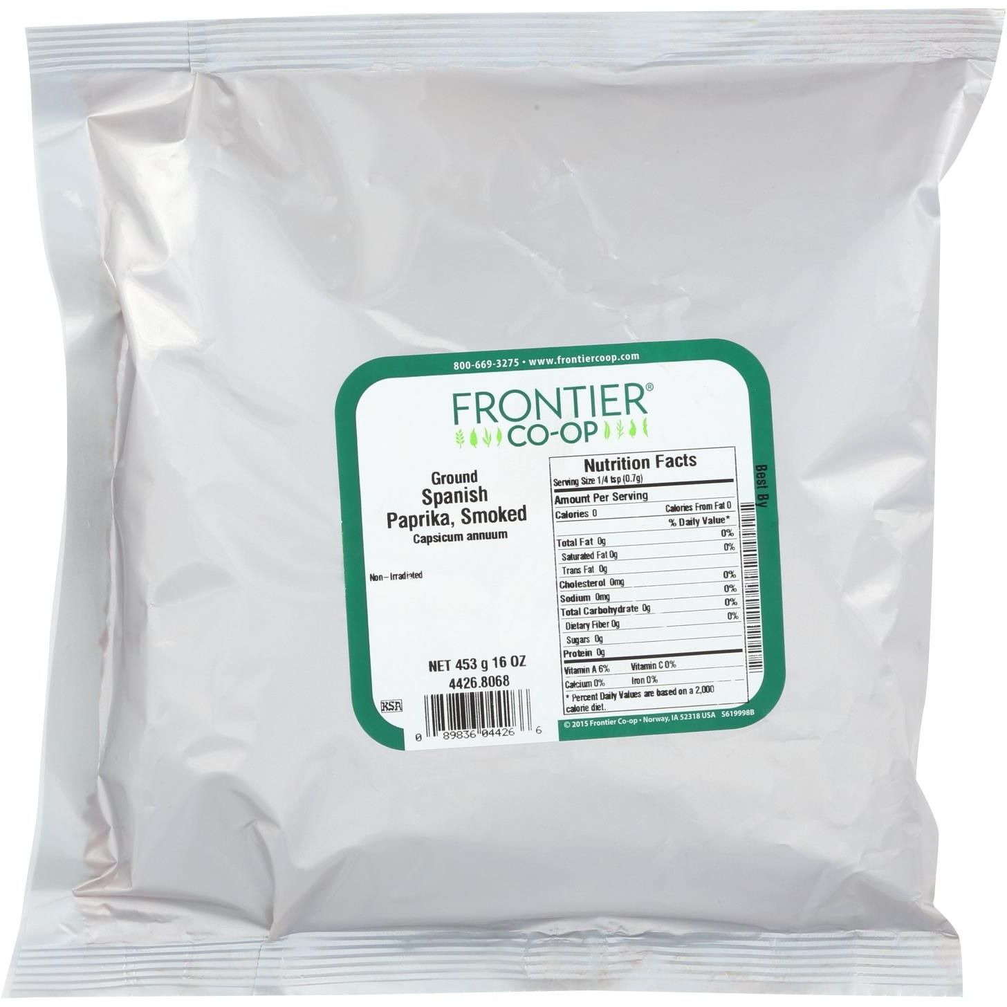 Frontier Herb Paprika Powder Smoked Spanish Ground - Single Bulk Item - 1Lb(D0102H5Kypp)