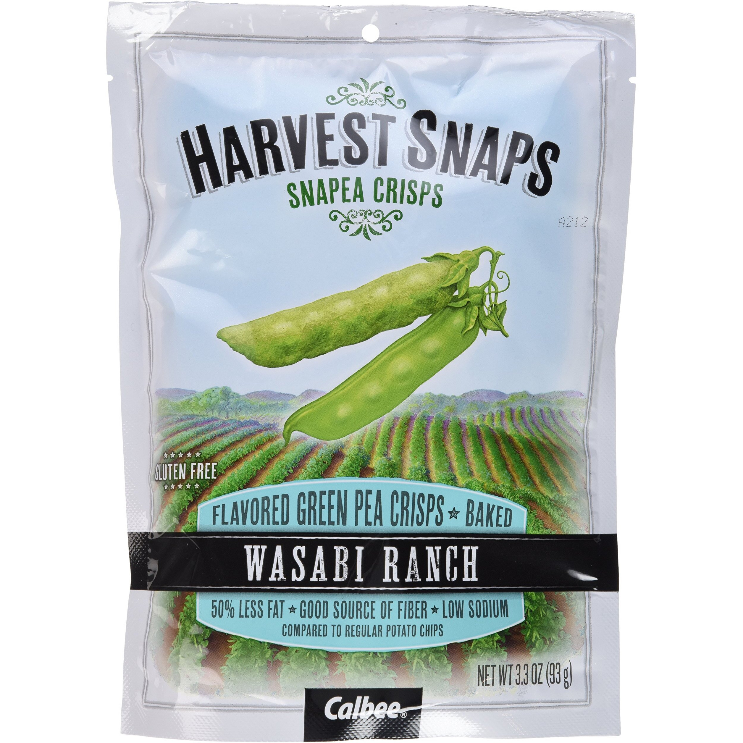 Calbee Snapea Crisps - Wasabi Ranch, 3.3 Ounce (Pack Of 4)