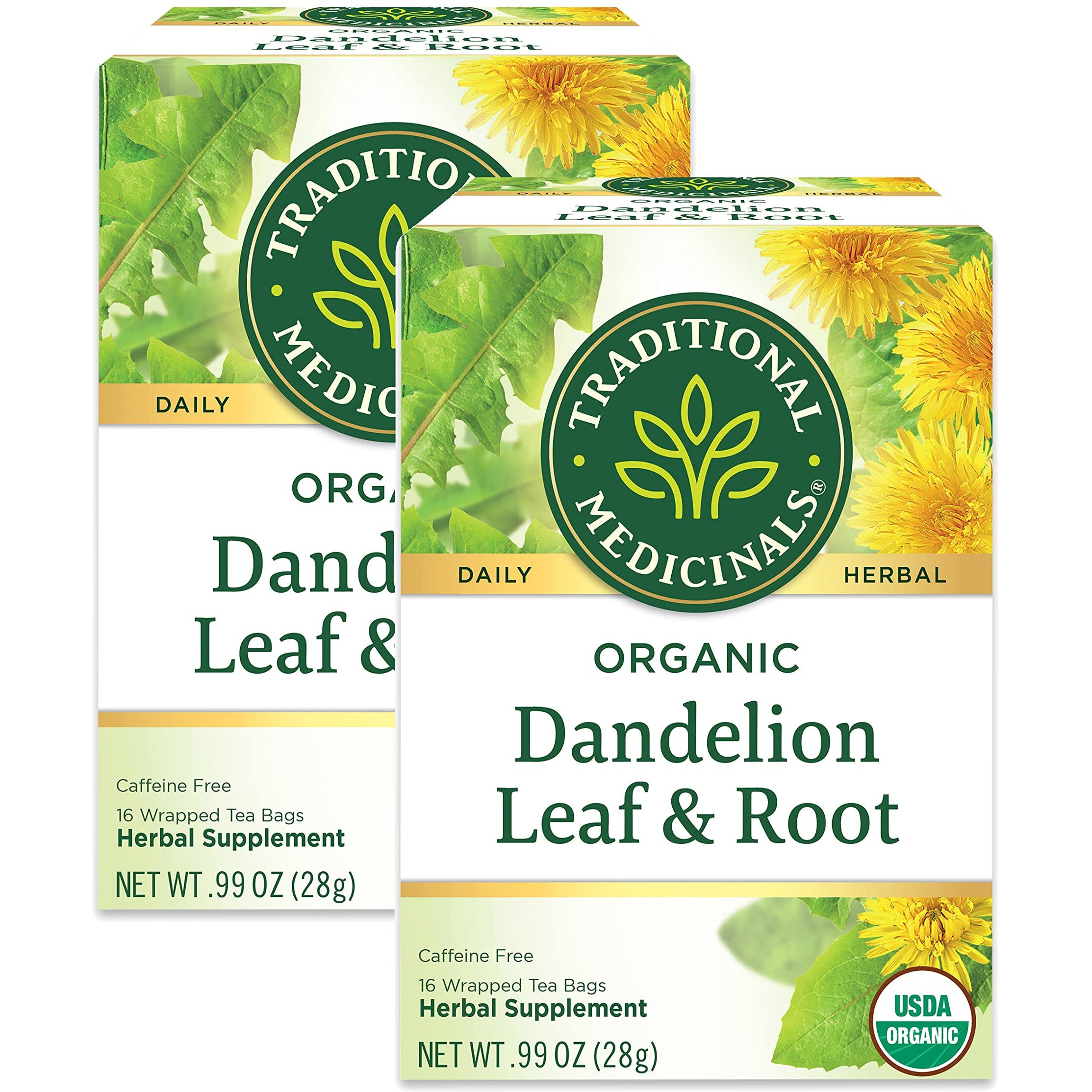 Traditional Medicinals Tea - Organc - Hrbl - Dndln Leaf Rt - 16 Ct - 1 Case(D0102H5Kwj2)