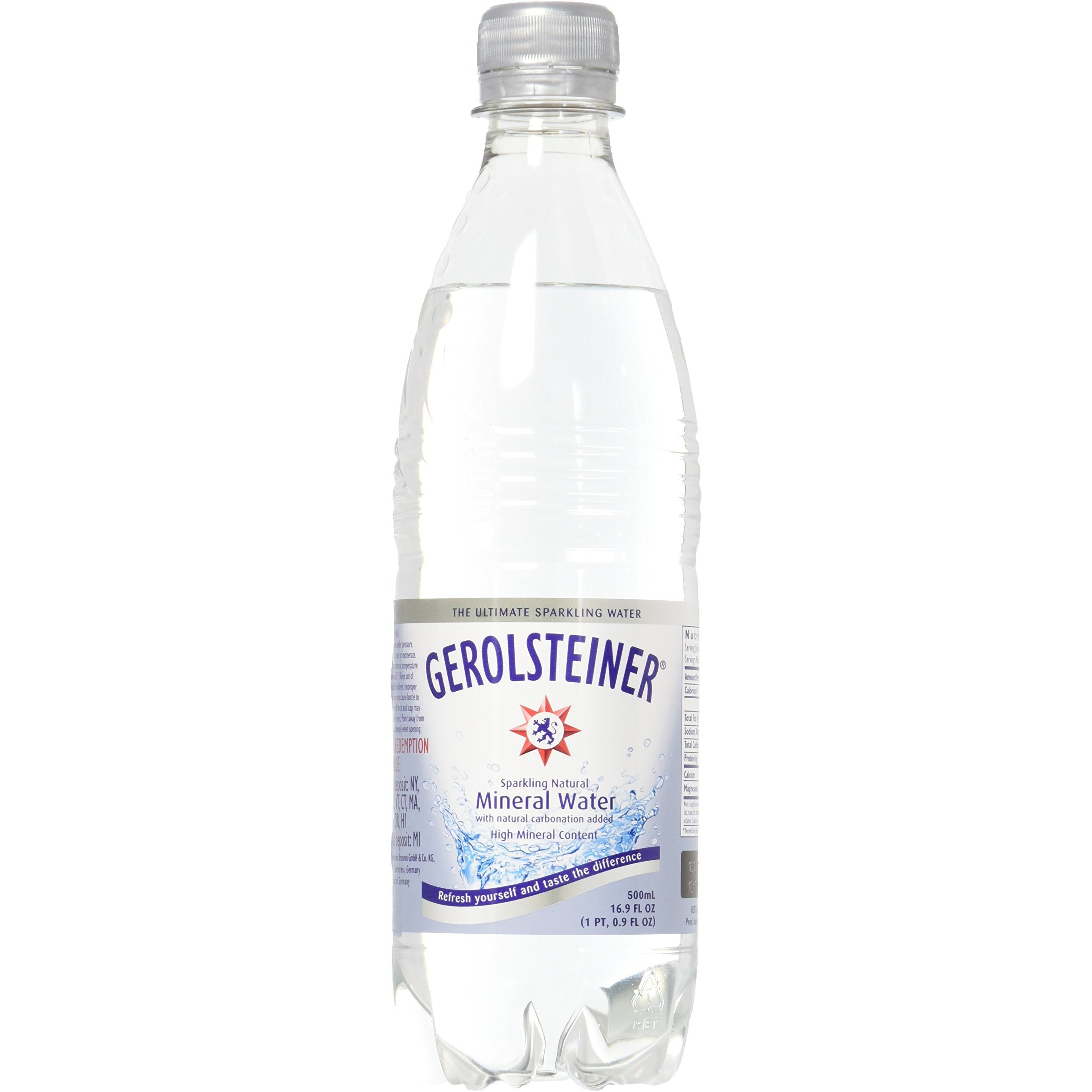 Gerolsteiner Sparkling Mineral Water,16.9 Fl Oz (Pack Of 6)