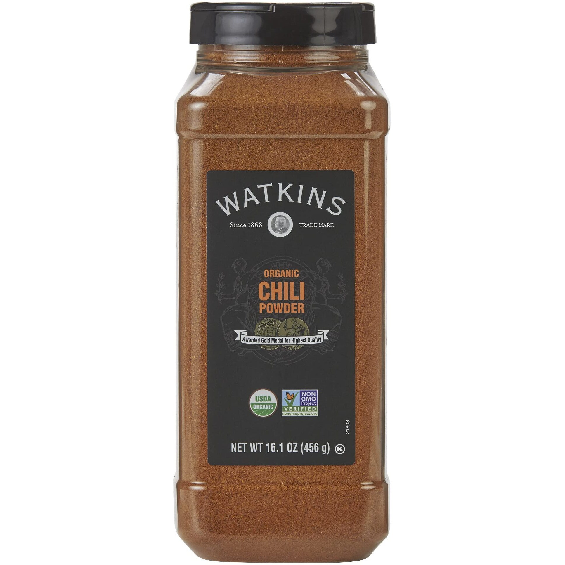 Watkins Gourmet Spice, Organic Chili Powder, Bulk Food Service Size, 16.1 Oz (Pack Of 1)