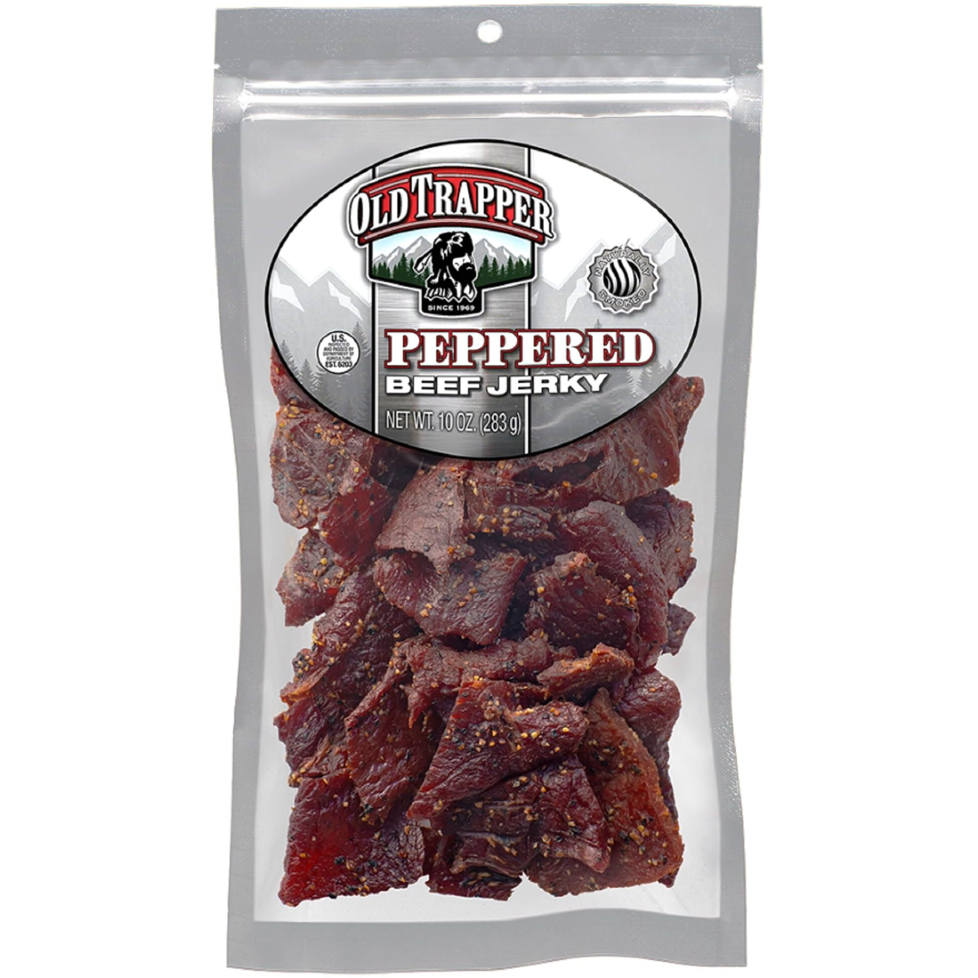 Beef Jerky Peppered 10Oz (Pack Of 1)