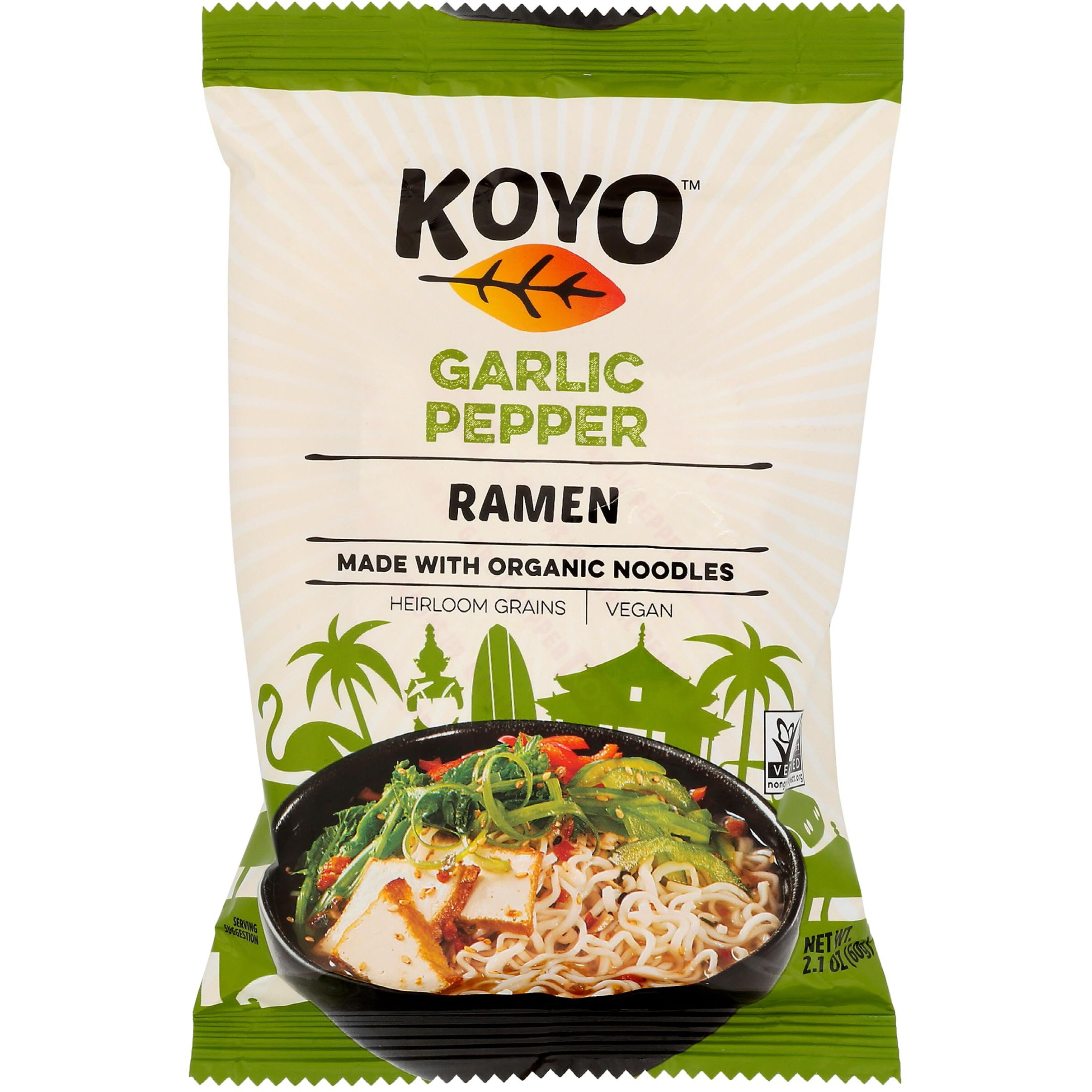 Koyo Garlic Pepper Ramen (12X2.1Oz )