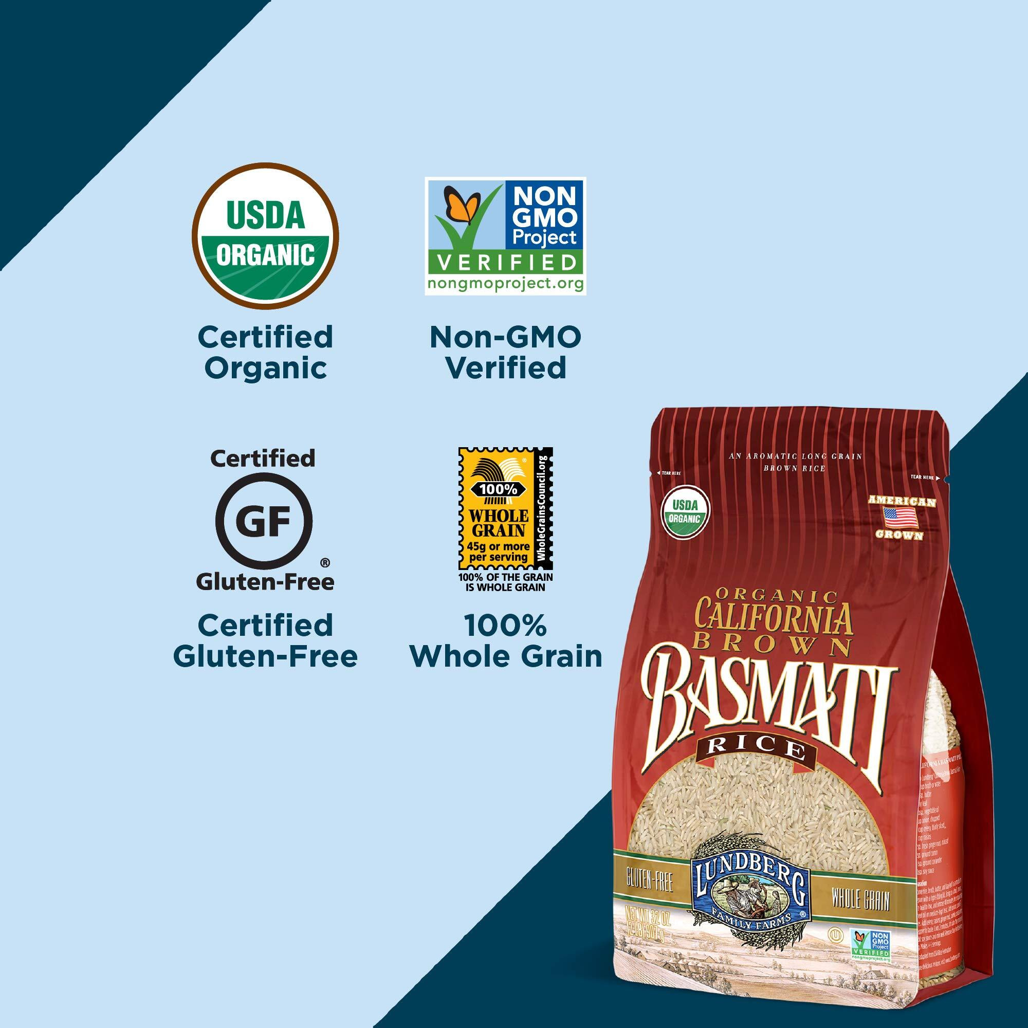 Lundberg Farms Basmati Brown Rice (1X25Lb)