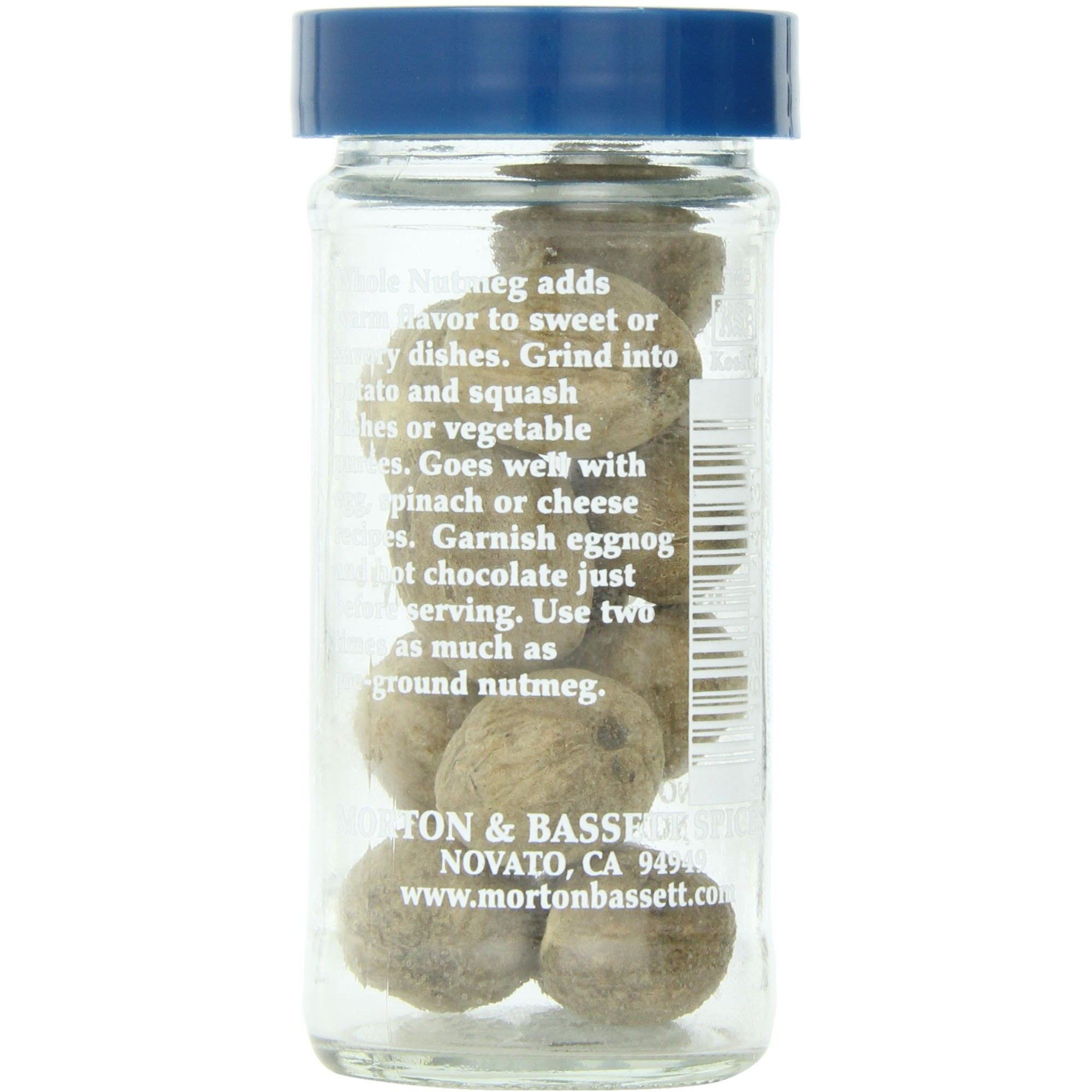 Morton & Bassett Whole Nutmeg Jars (3X1.9Oz)