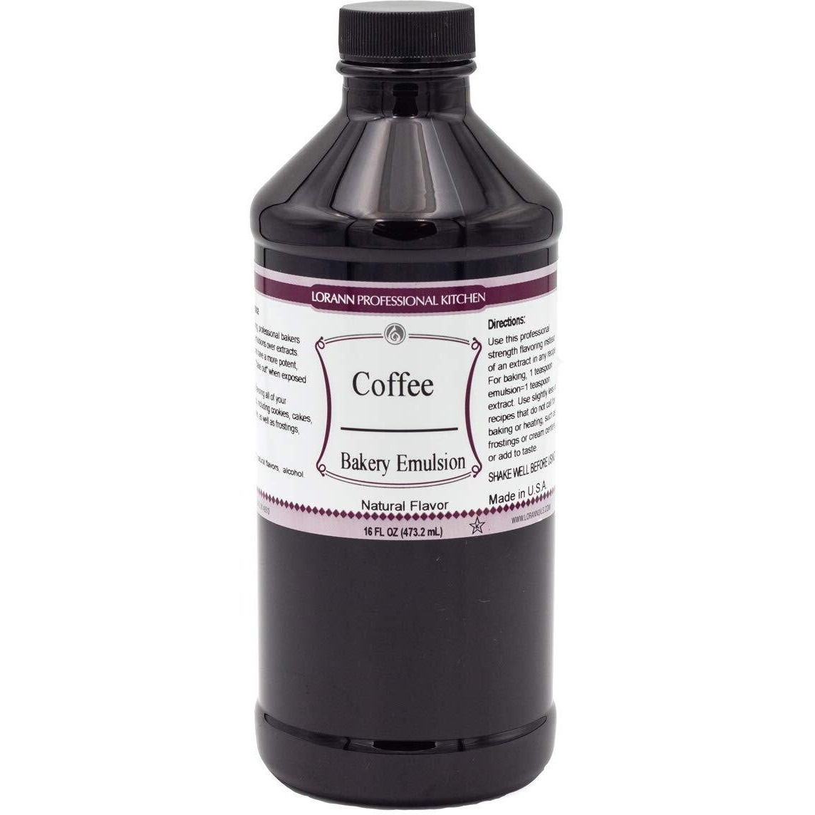 Lorann Coffee Bakery Emulsion, 16 Ounce Bottle
