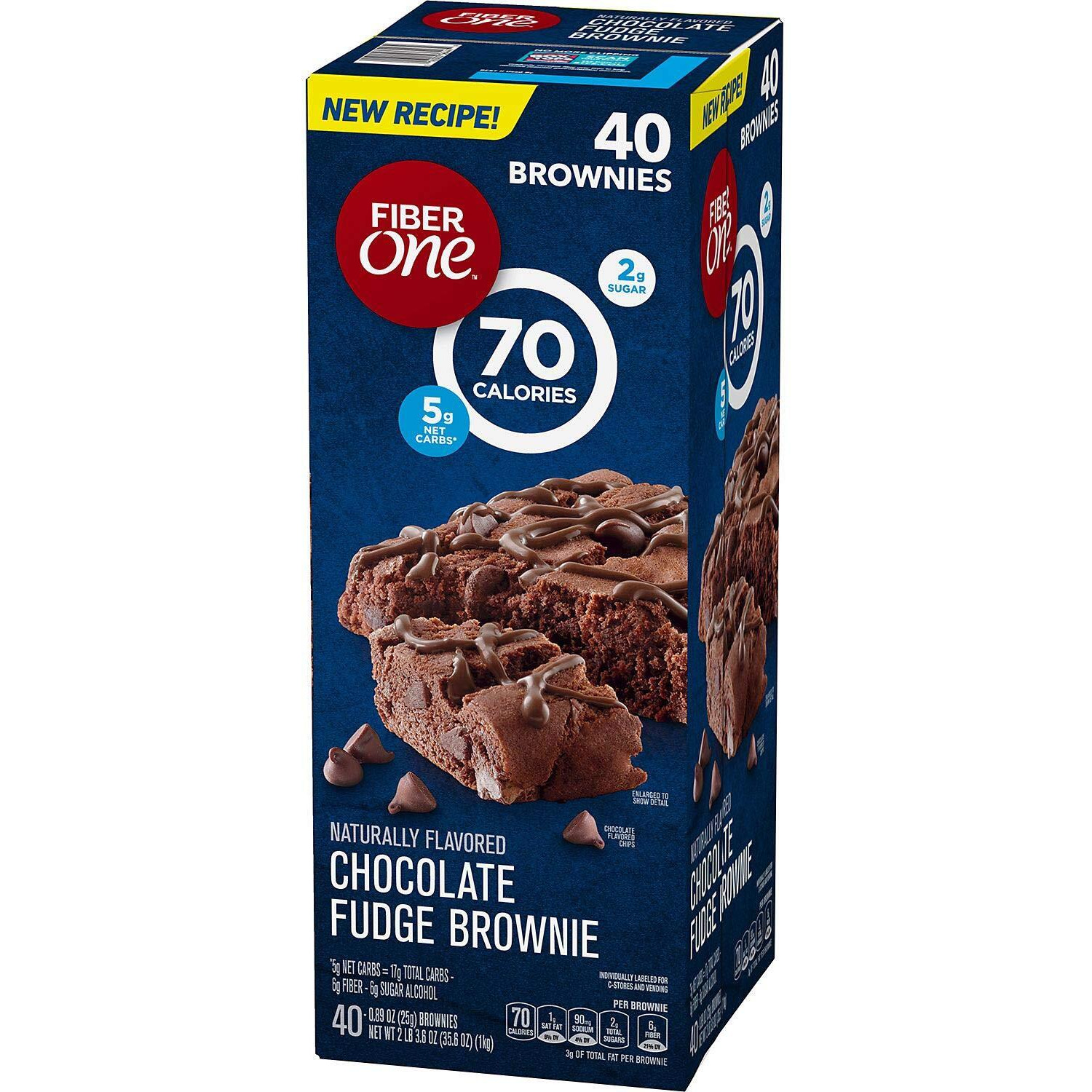 Fiber One Chocolate Fudge Brownies (.89 Oz., 40 Pk.)