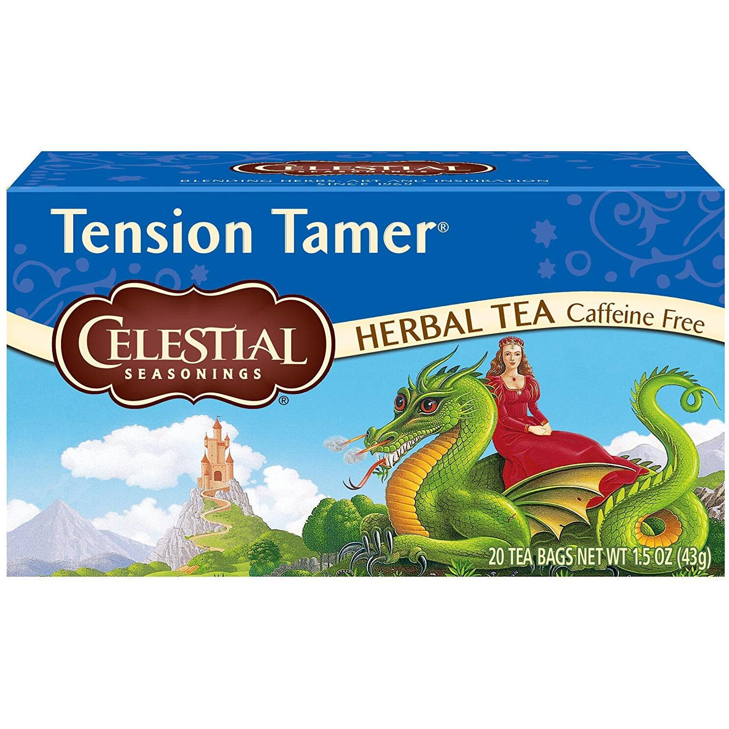 Pack Of 2 X Celestial Seasonings Herbal Tea - Tension Tamer - Caffeine Free - 202