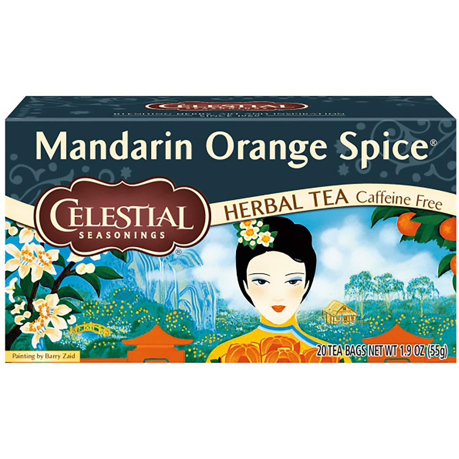 Celestial Seasonings Herbal Tea, Mandarin Orange Spice, 20 Count (Pack Of 6)