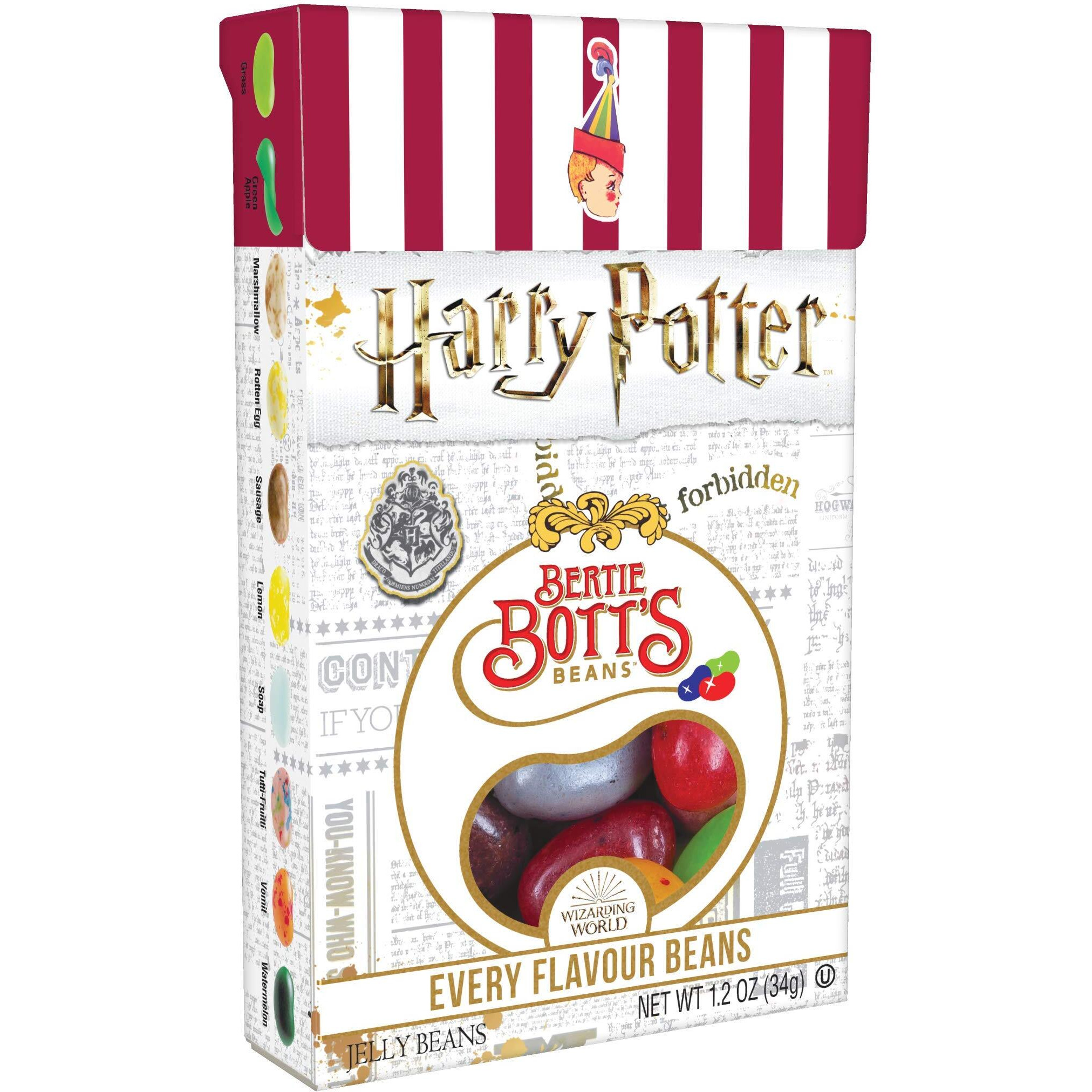 Jelly Belly Harry Potter Bertie Bott's Every Flavor Jelly Beans, 1.2-Oz, 24 Pack
