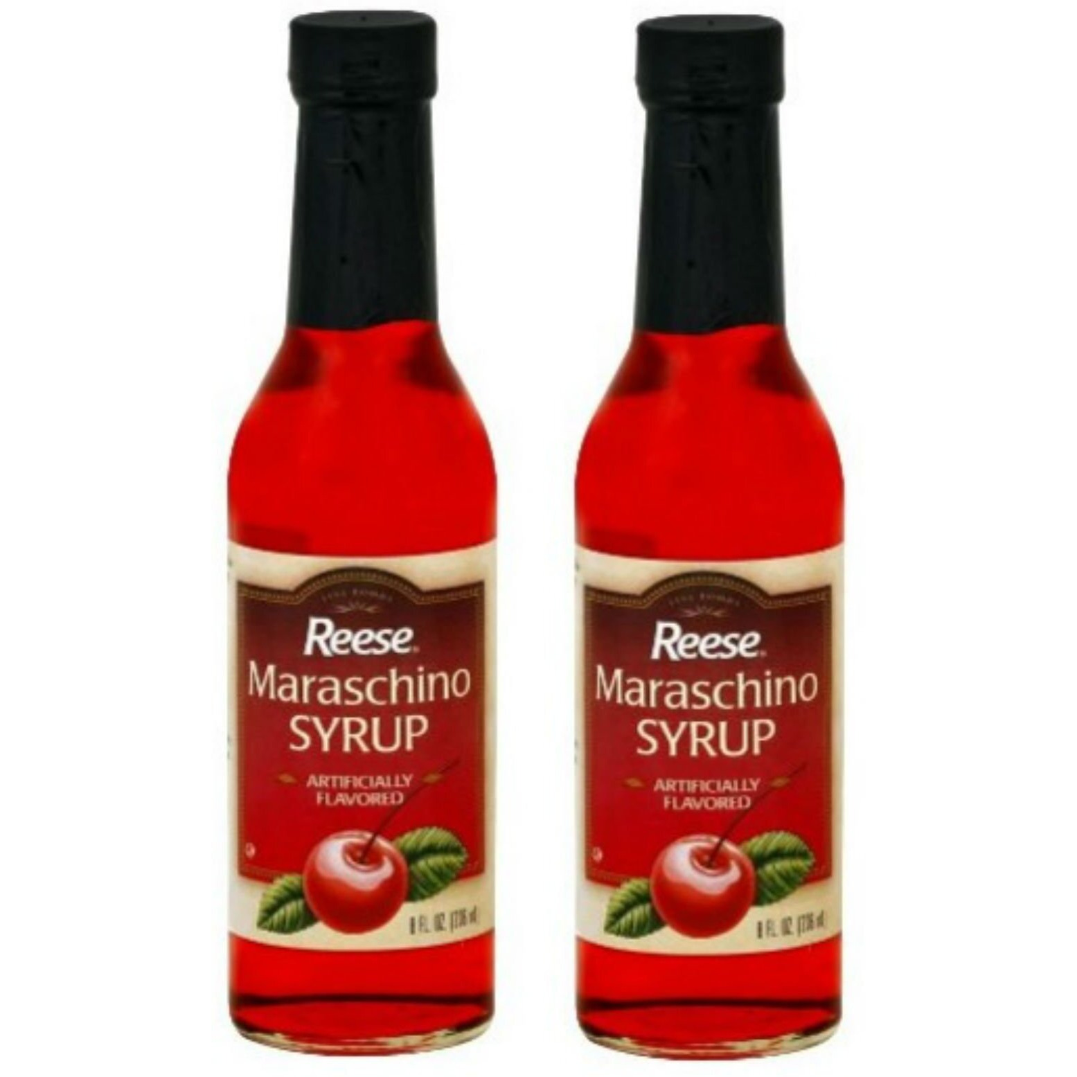 Reese Syrup Maraschino, 8 Fl Oz (Pack Of 2)