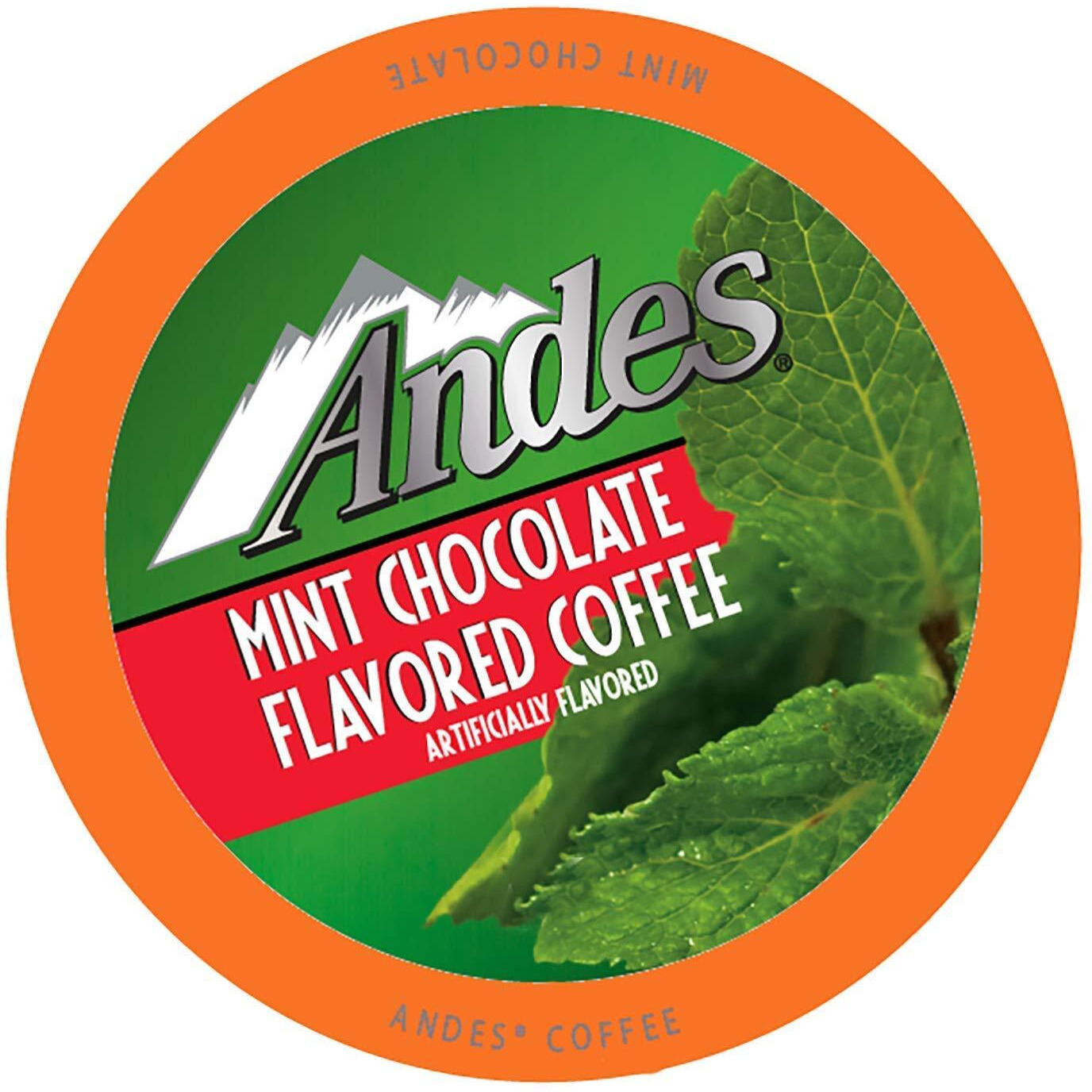 Andes Mints Coffee Chocolate Mint Peppermint Coffee Pods For Keurig K-Cup Brewers, 40 Count