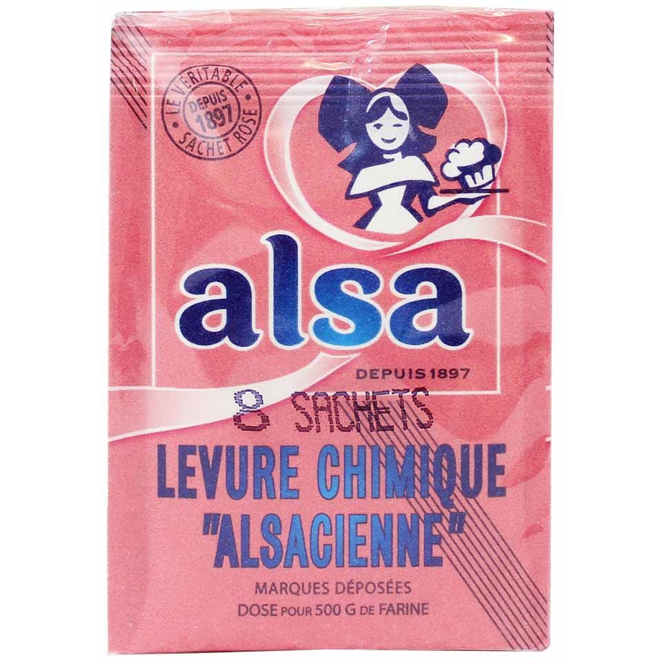 Alsa - French Cake Baking Powder, 0.38 Ounce, 8 Count