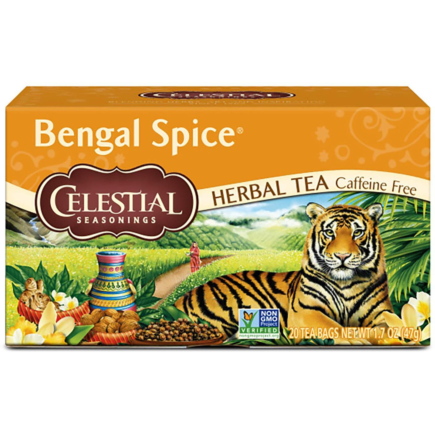 Celestial Seasonings Herbal Tea, Bengal Spice, 20 Count (Pack Of 3)