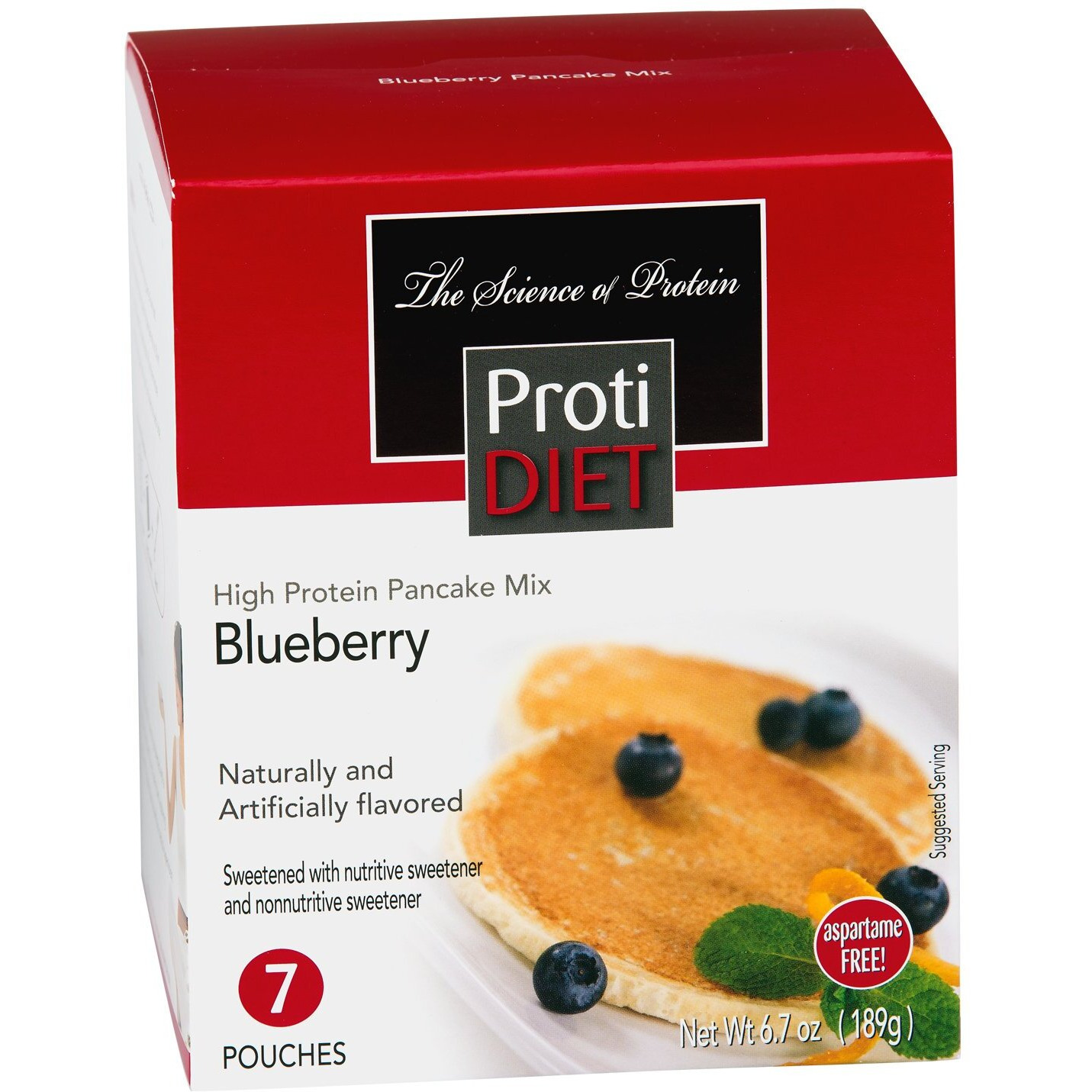 Protidiet Blueberry Pancakes 6.7Oz 7 Pouches