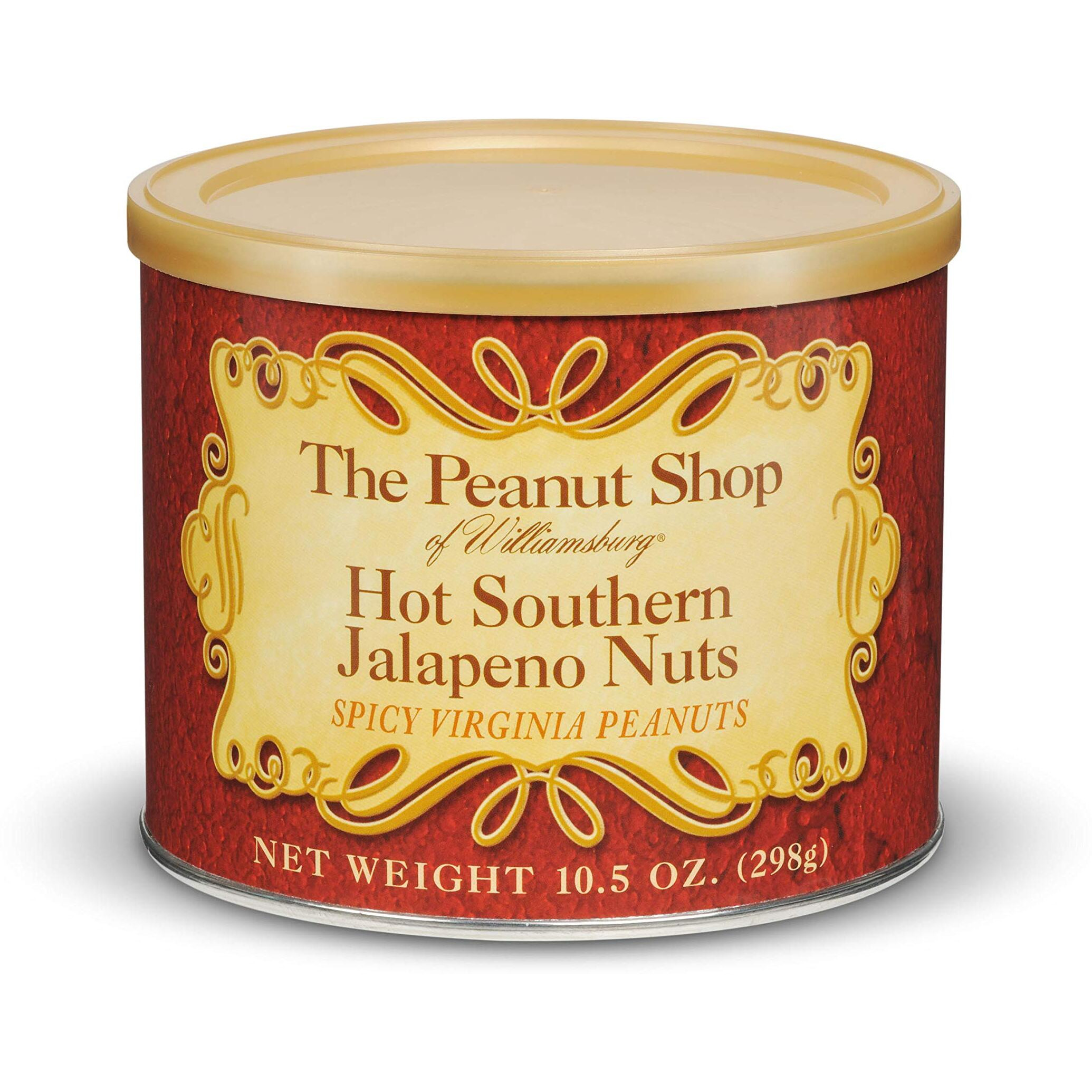 The Peanut Shop Of Williamsburg Hot Southern Jalapeno Nuts, 10.5 Ounce