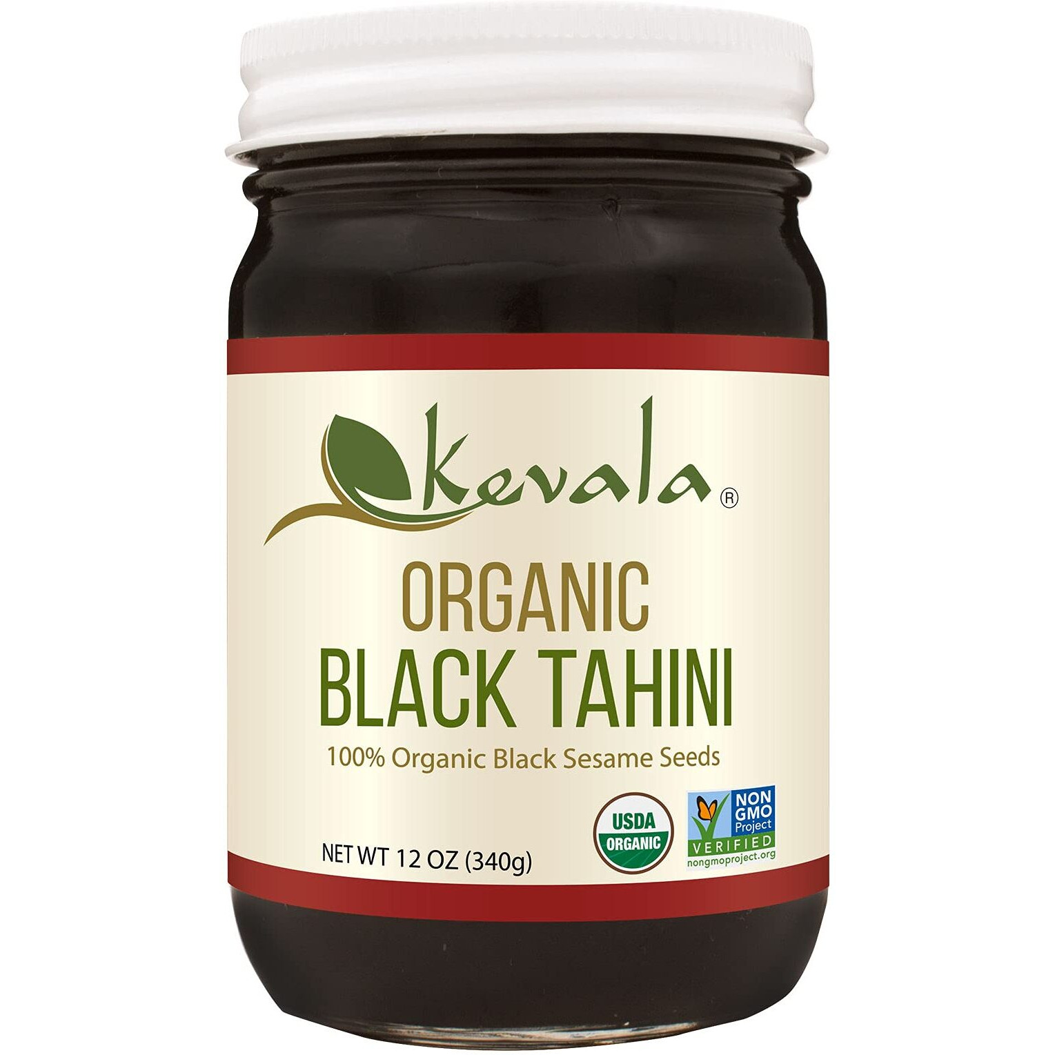 Kevala Organic Black Sesame Tahini, 12 Ounce