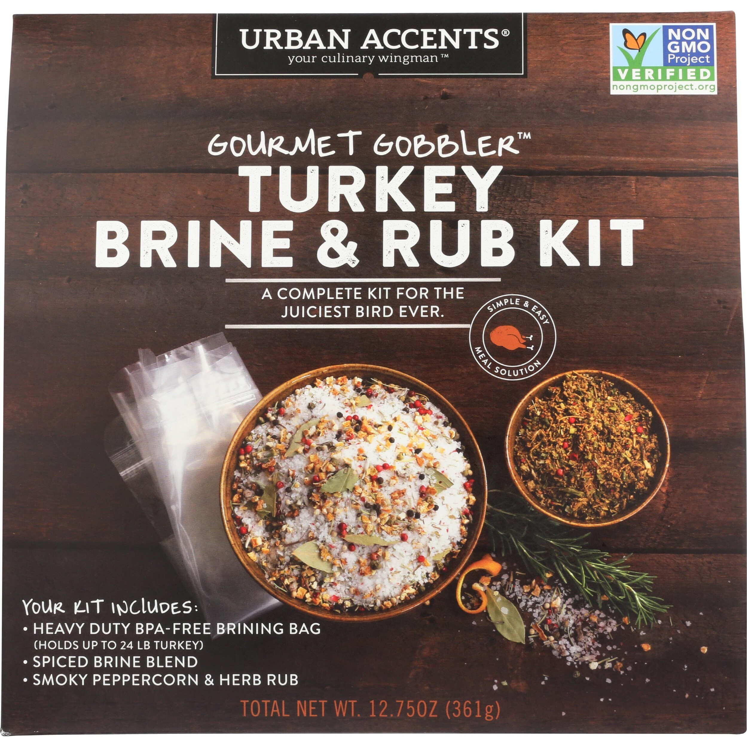 Urban Accents Gourmet Gobbler Turkey Brine Kit, 12.75 Ounce