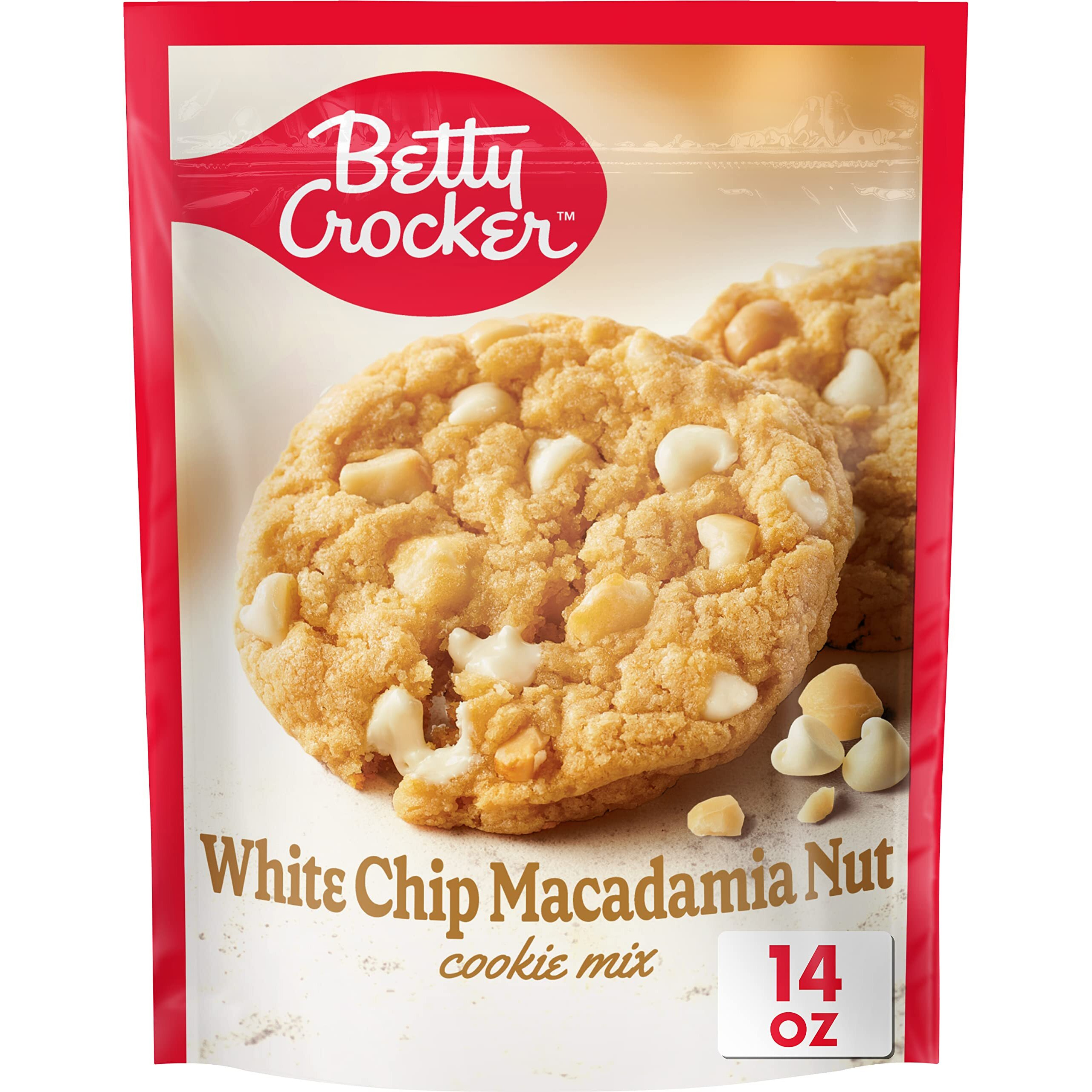 Betty Crocker White Chip Macadamia Nut Cookie Mix, 14 Oz.