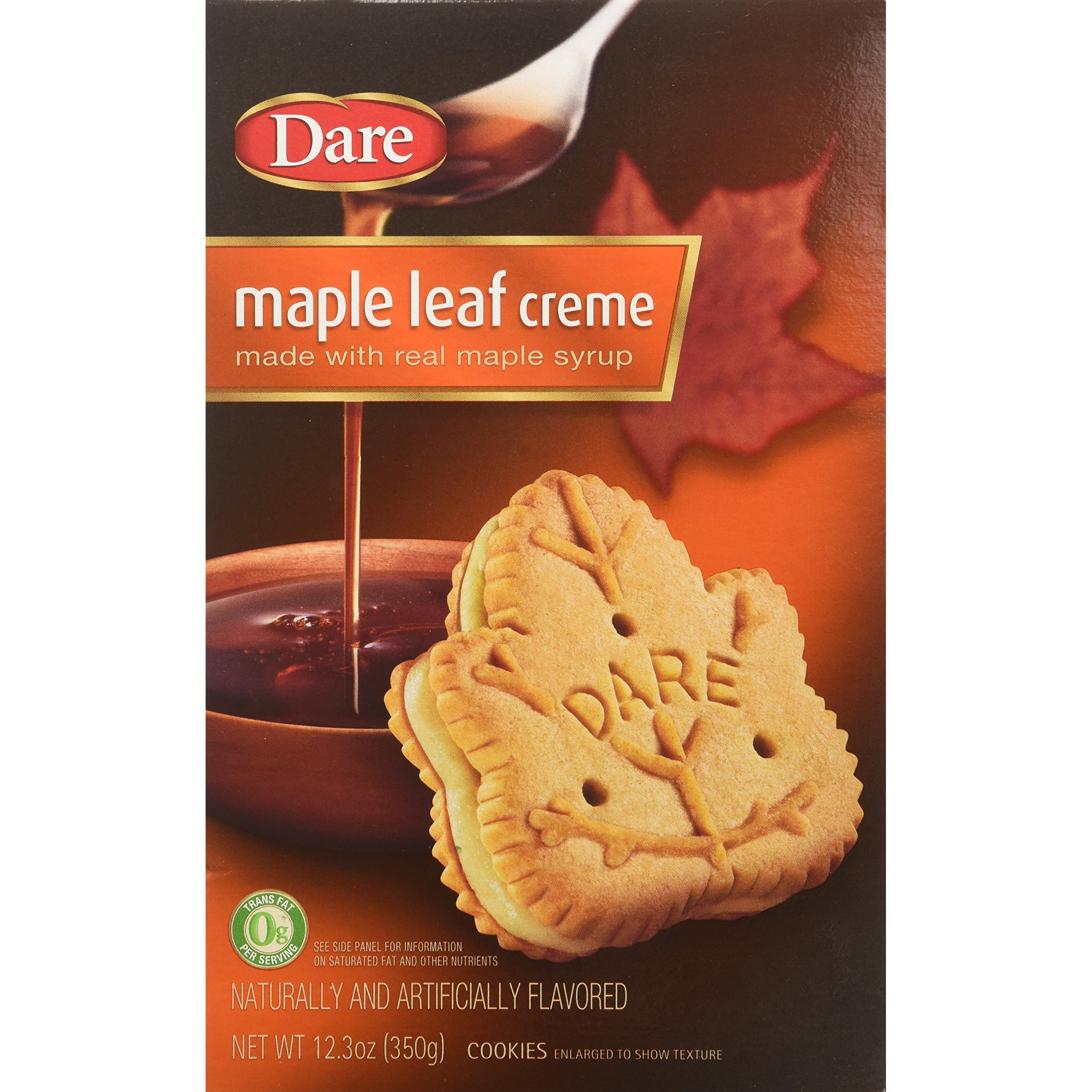 Dare Original Gourmet Maple Leaf Cream (Pack Of 2) 12.3 Oz Boxes