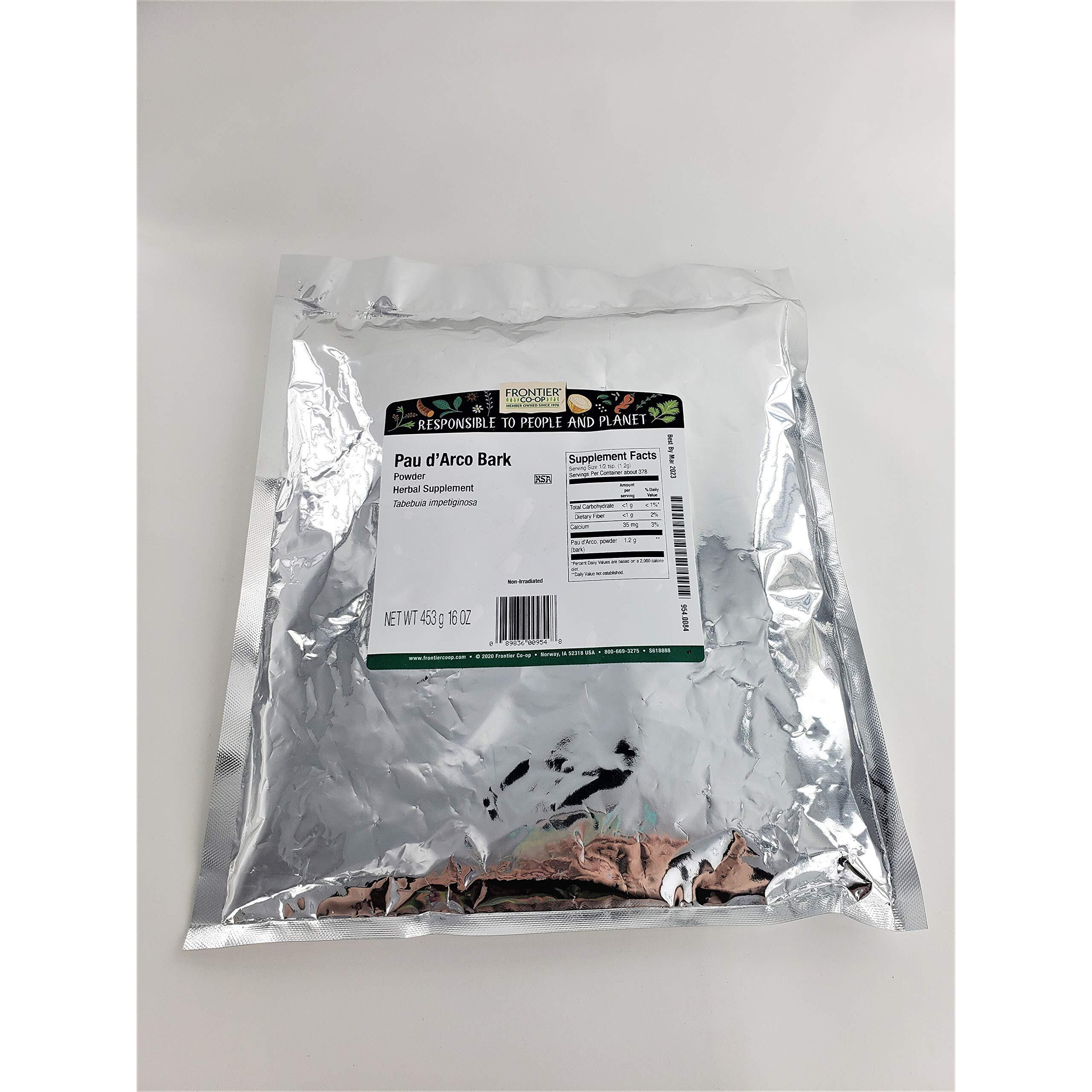 Frontier Co-Op Ground Pau D'Arco Bark 1Lb