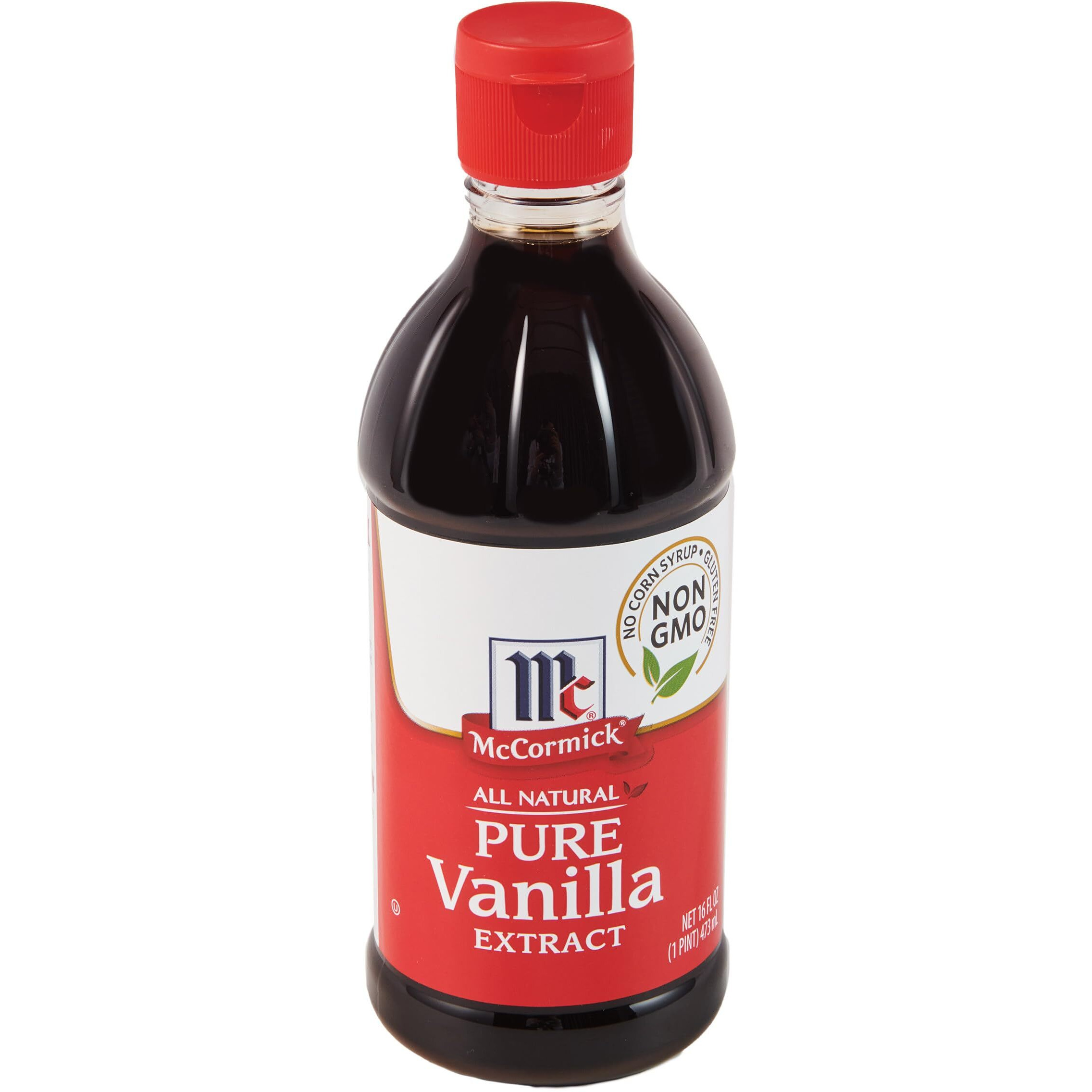 Mccormick All Natural Pure Vanilla Extract (Made With Madagascar Vanilla Beans), 16 Fl Oz