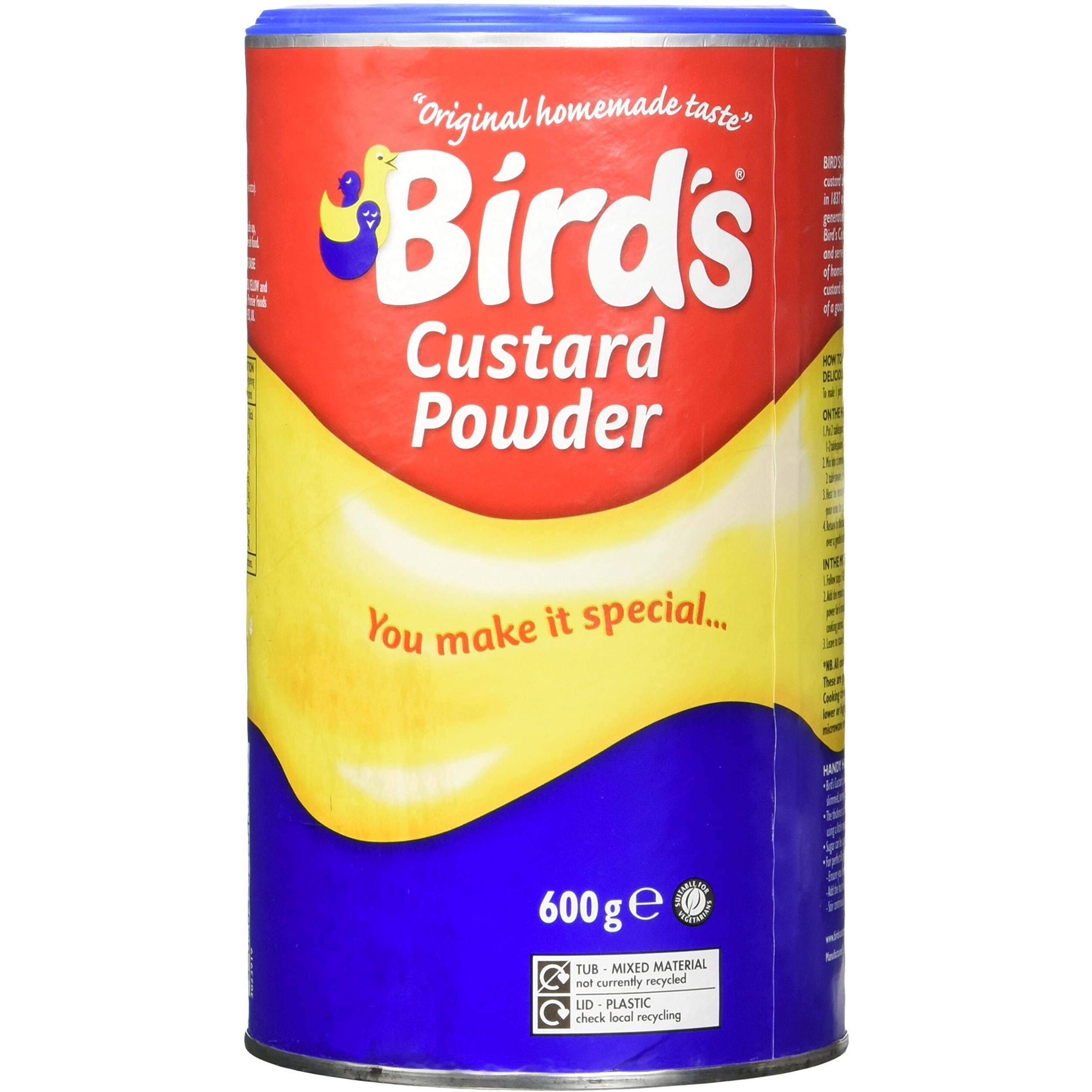 Bird's Custard Powder, 600G Canisters