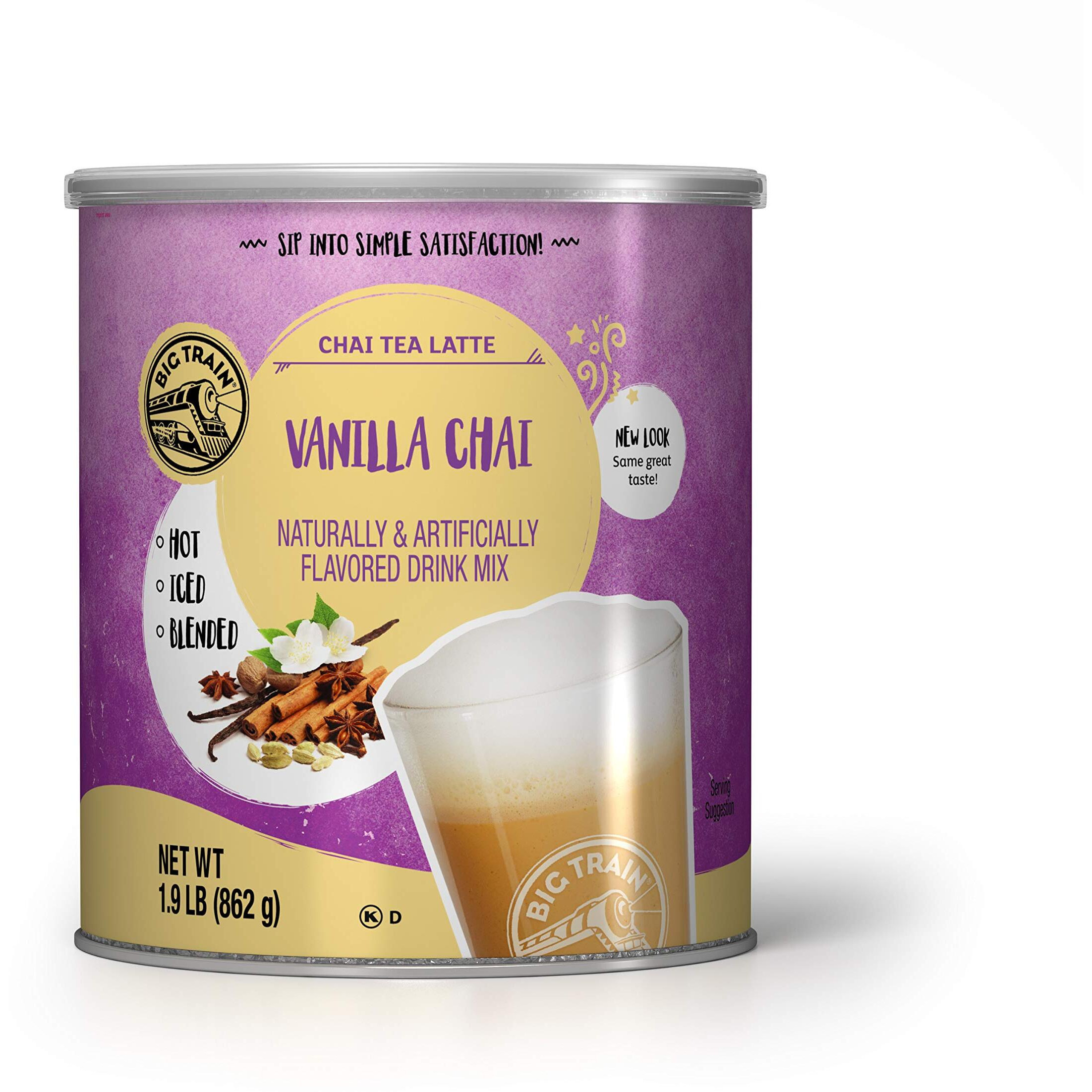 Big Train Vanilla Chai Tea Latte Beverage Mix, 1.9 Pound (Pack Of 1)