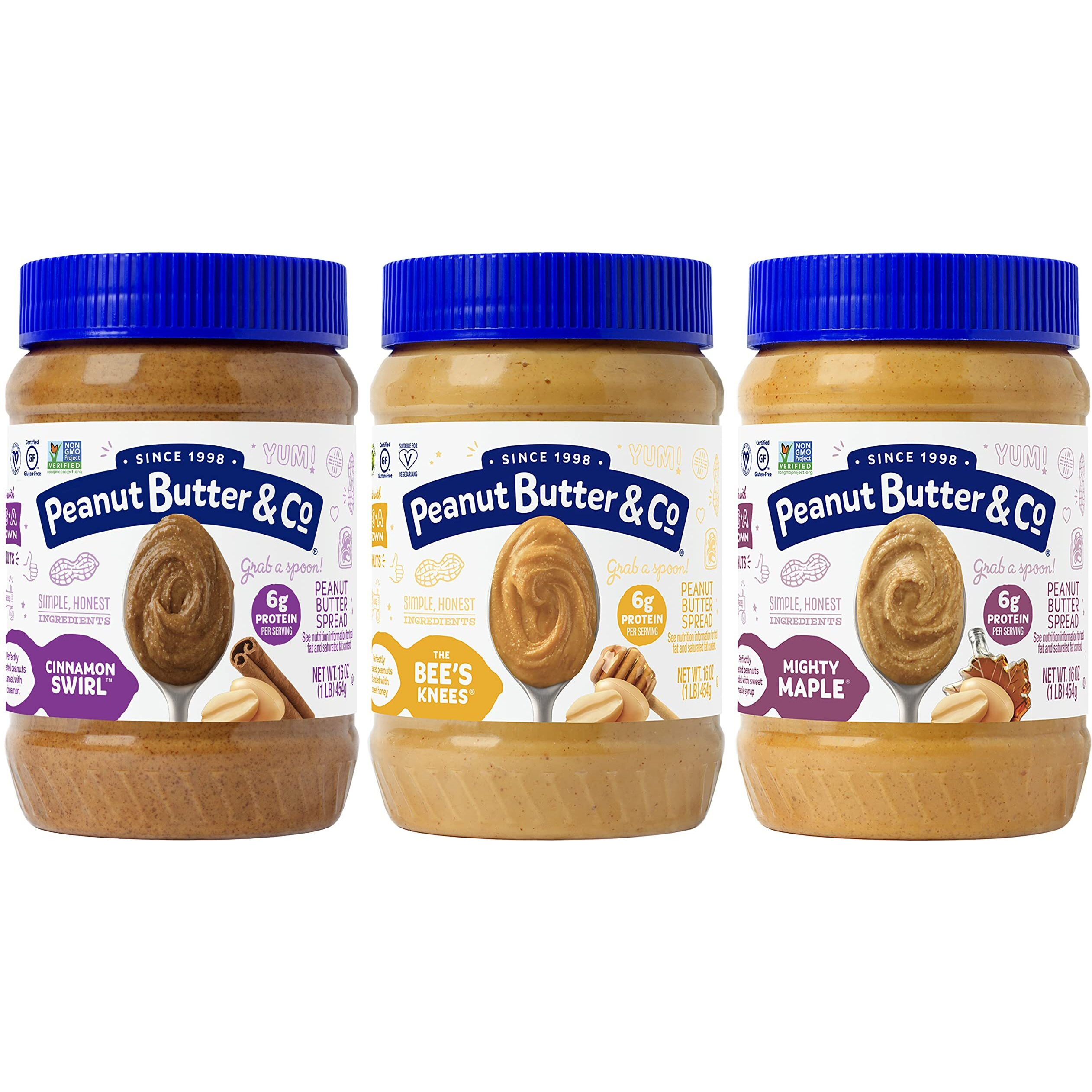 Peanut Butter & Co. Breakfast Variety Pack, Gluten Free, 16 Ounce (Pack Of 3)