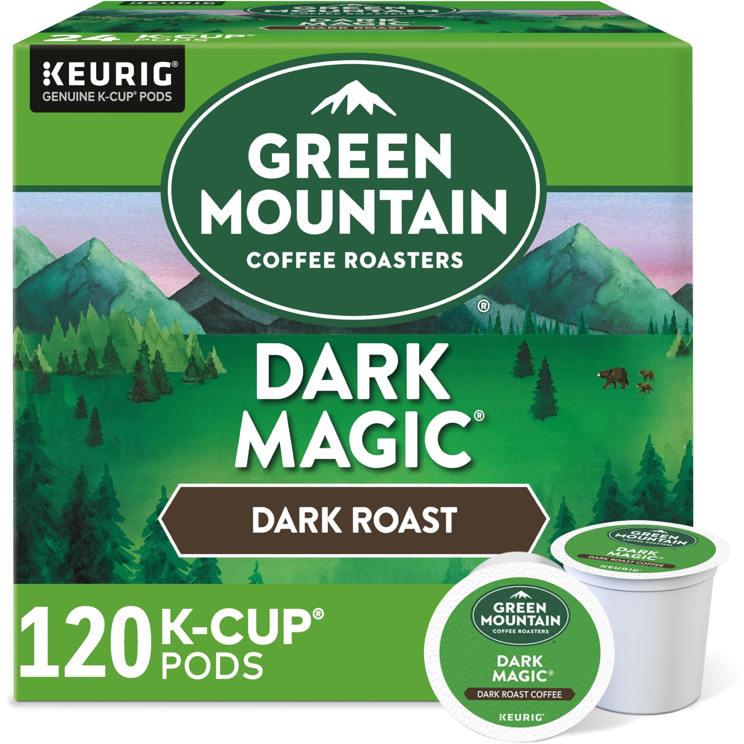 Green Mountain Coffee, Dark Magic (Extra Bold), 120-Count K-Cups For Keurig Brewers