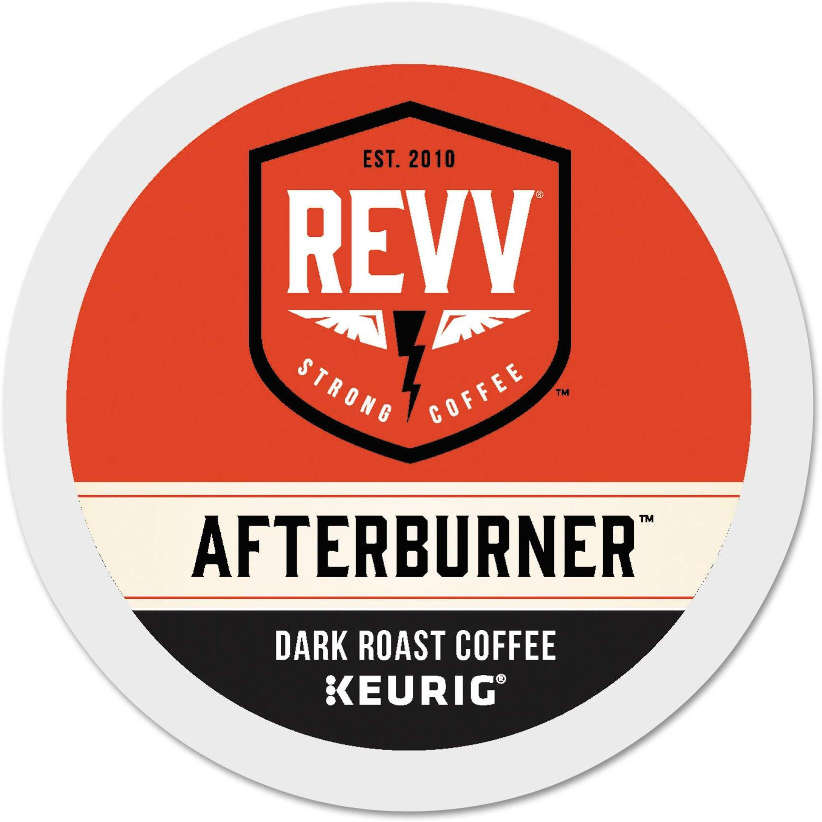 Revv Afterburner, Single-Serve Keurig K-Cup Pods, Dark Roast Coffee, 24 Count (Pack Of 1)