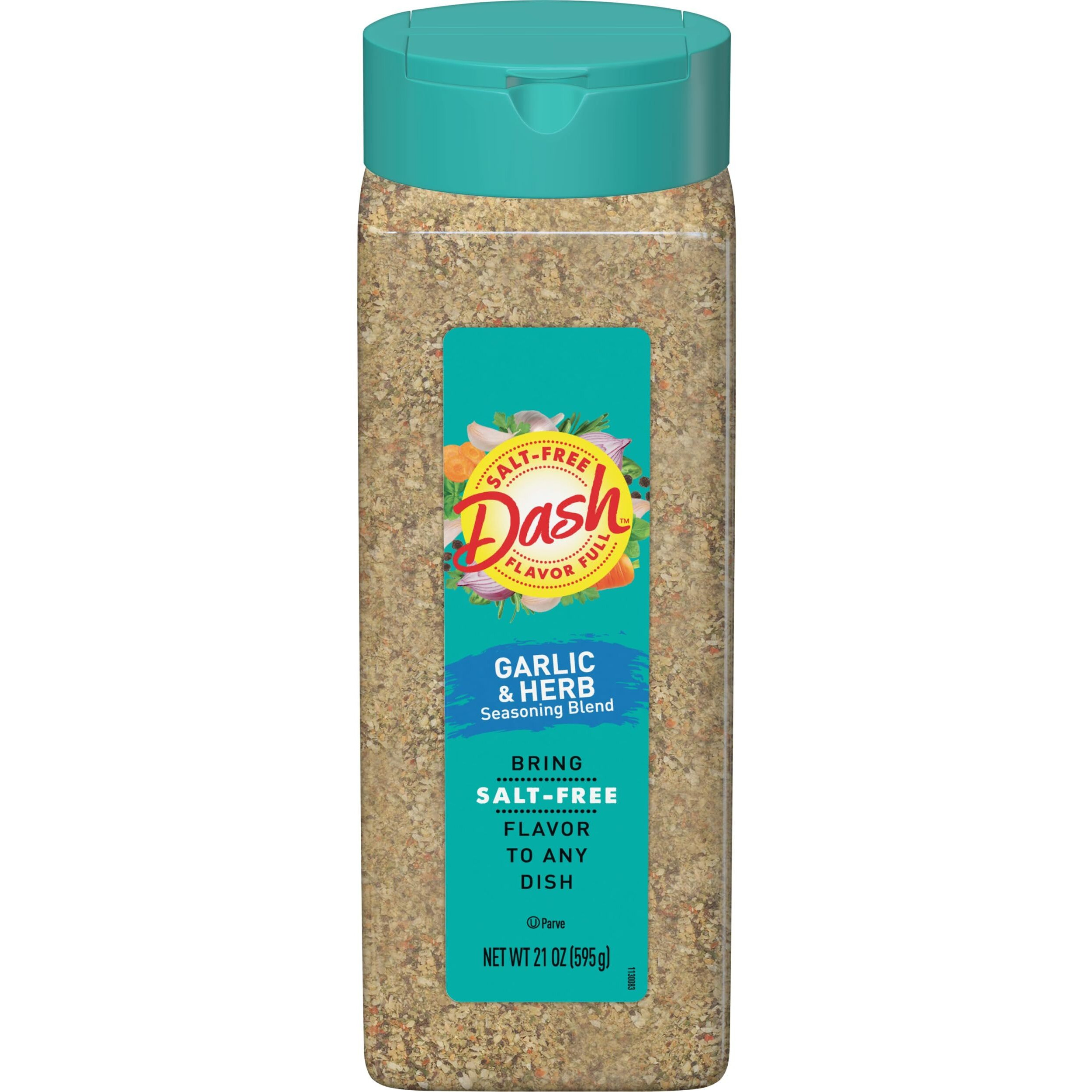 Dash Salt-Free Seasoning Blend, Garlic And Herb, 21 Ounce