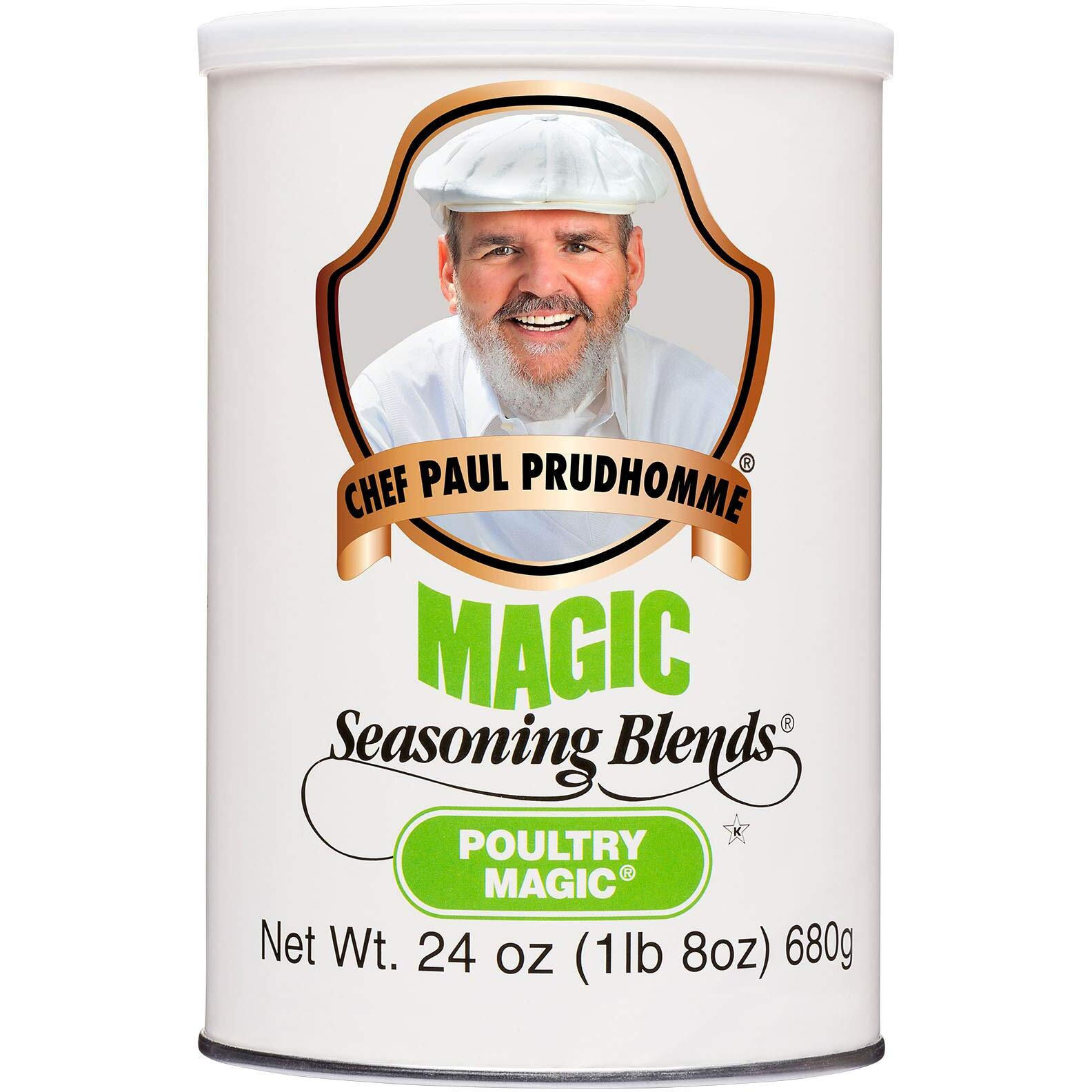 Chef Paul Prudhomme's Magic Seasoning Blends ~ Poultry Magic, 24-Ounce Canister