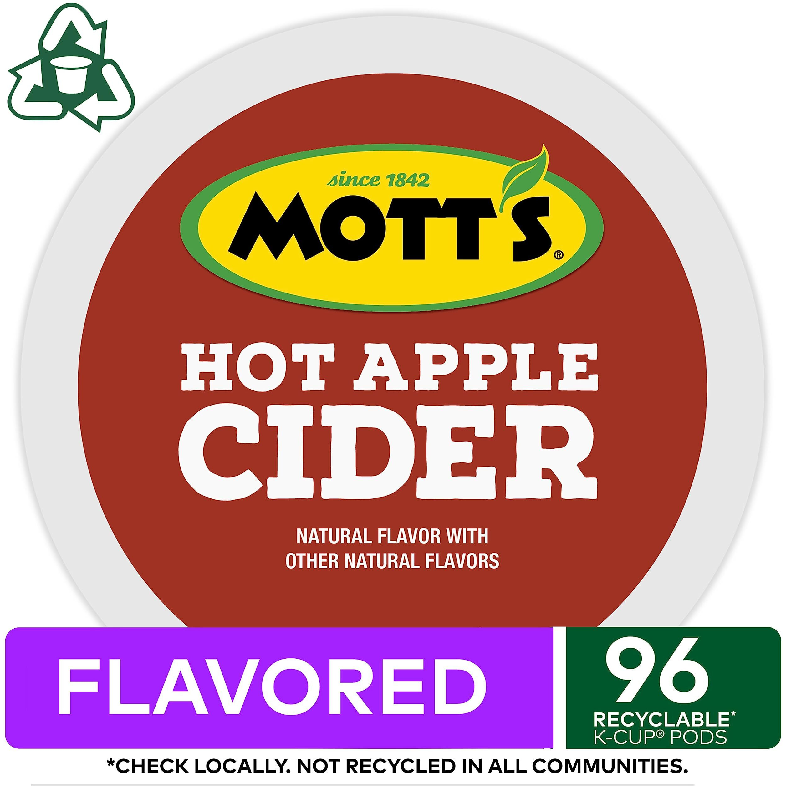 Mott's Apple Cider, Keurig Single-Serve K-Cup Pods, 96 Count (4 Packs Of 24)